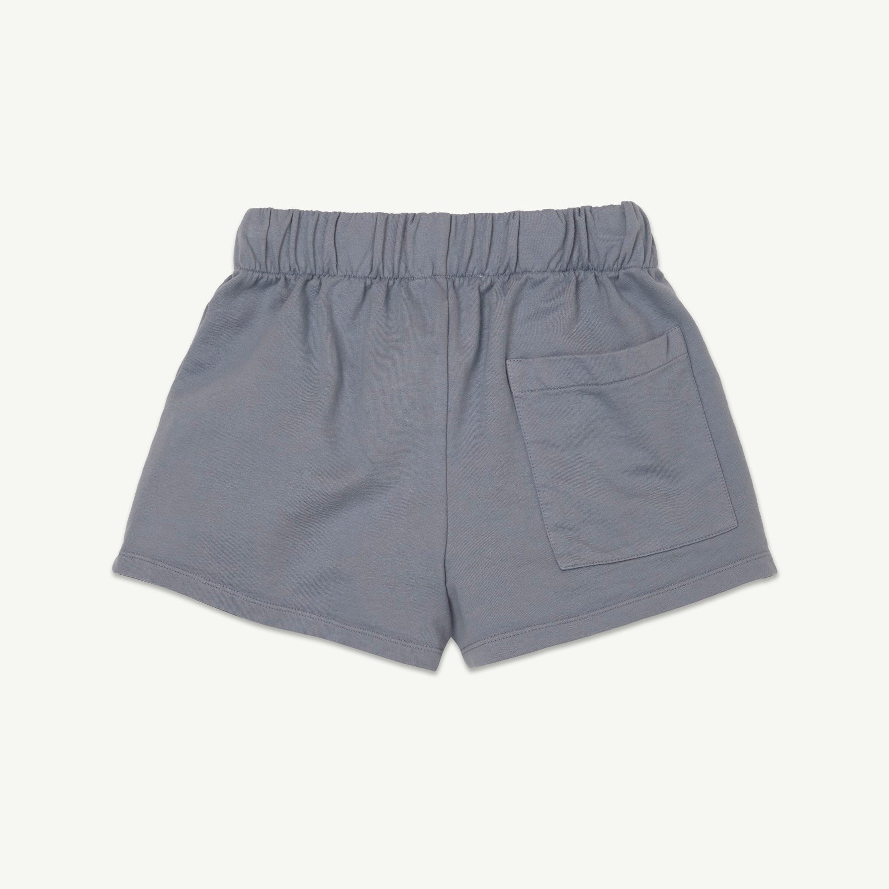 Boys & Girls Grey Blue Cotton Shorts