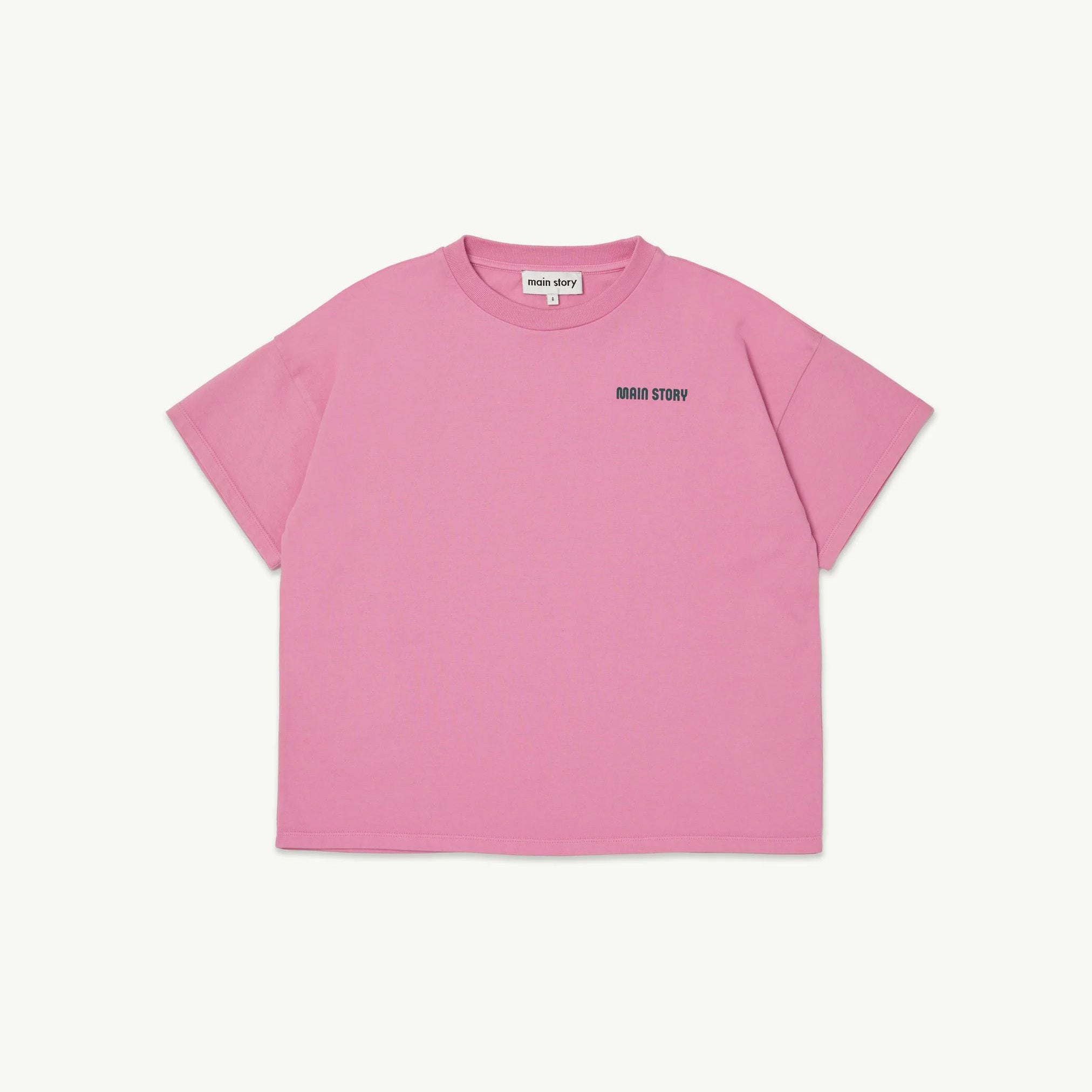 Boys & Girls Pink Logo Cotton T-Shirt