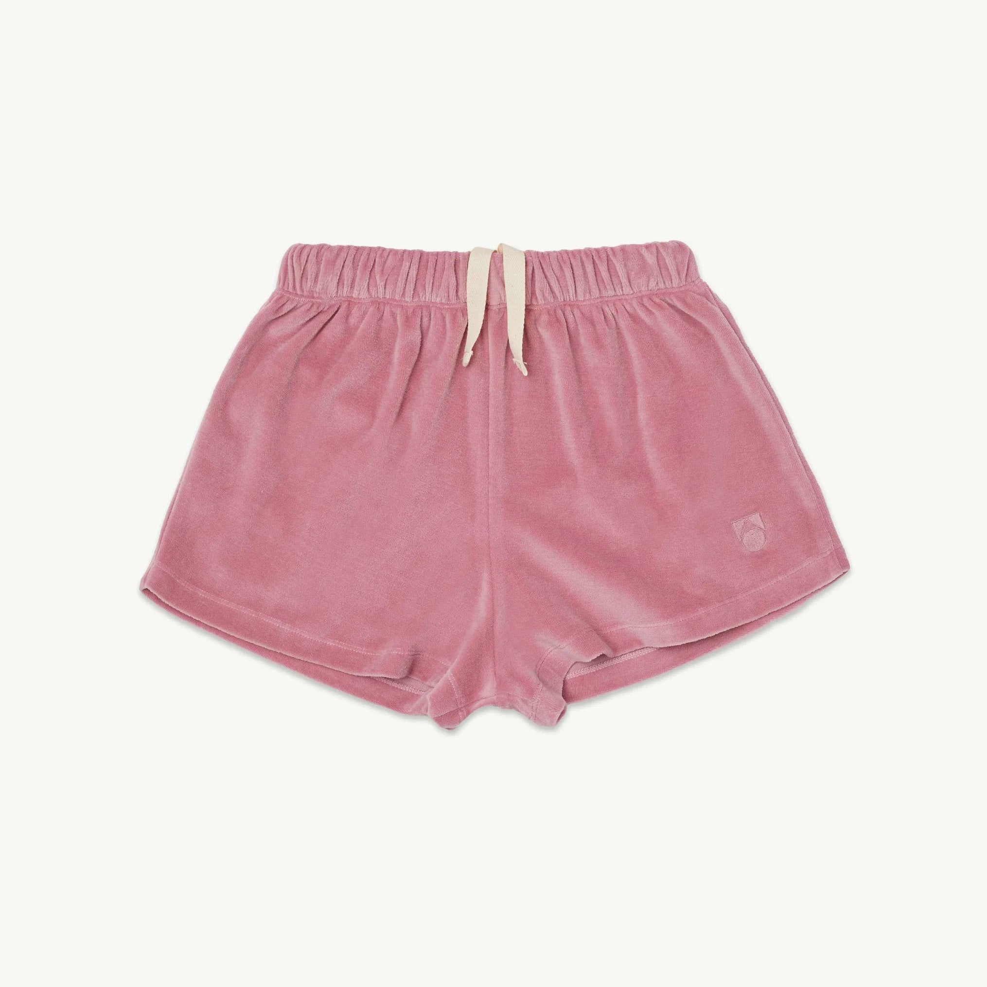 Boys & Girls Pink Velvet Shorts