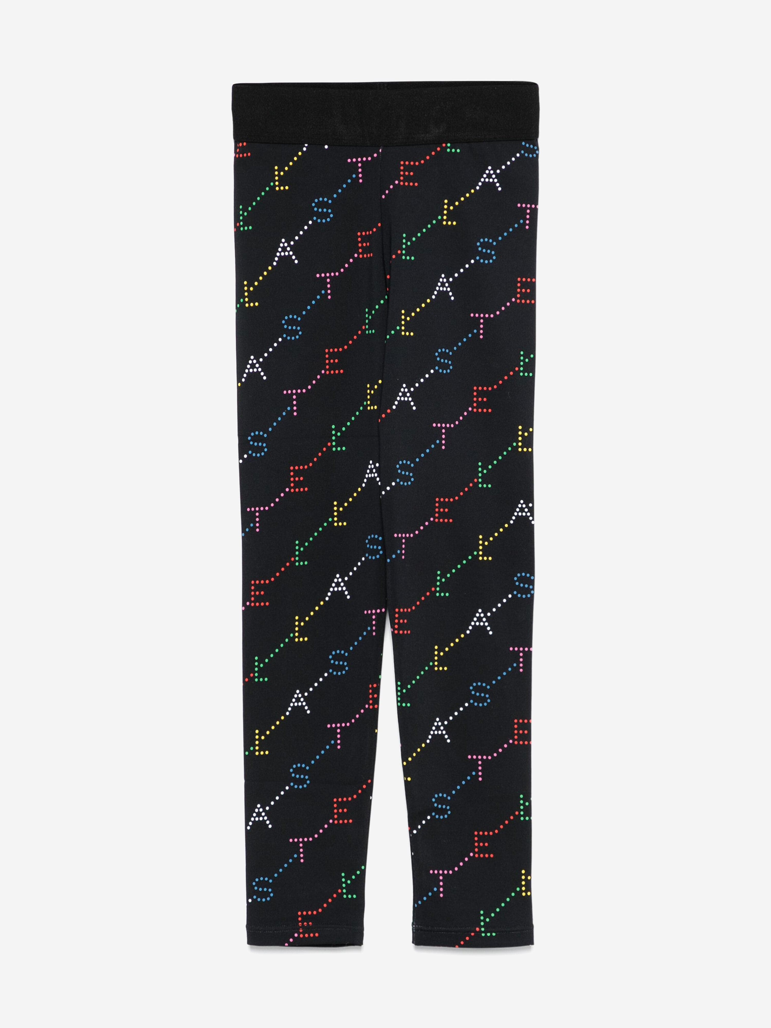 Stella McCartney Girls Logo Leggings in Black