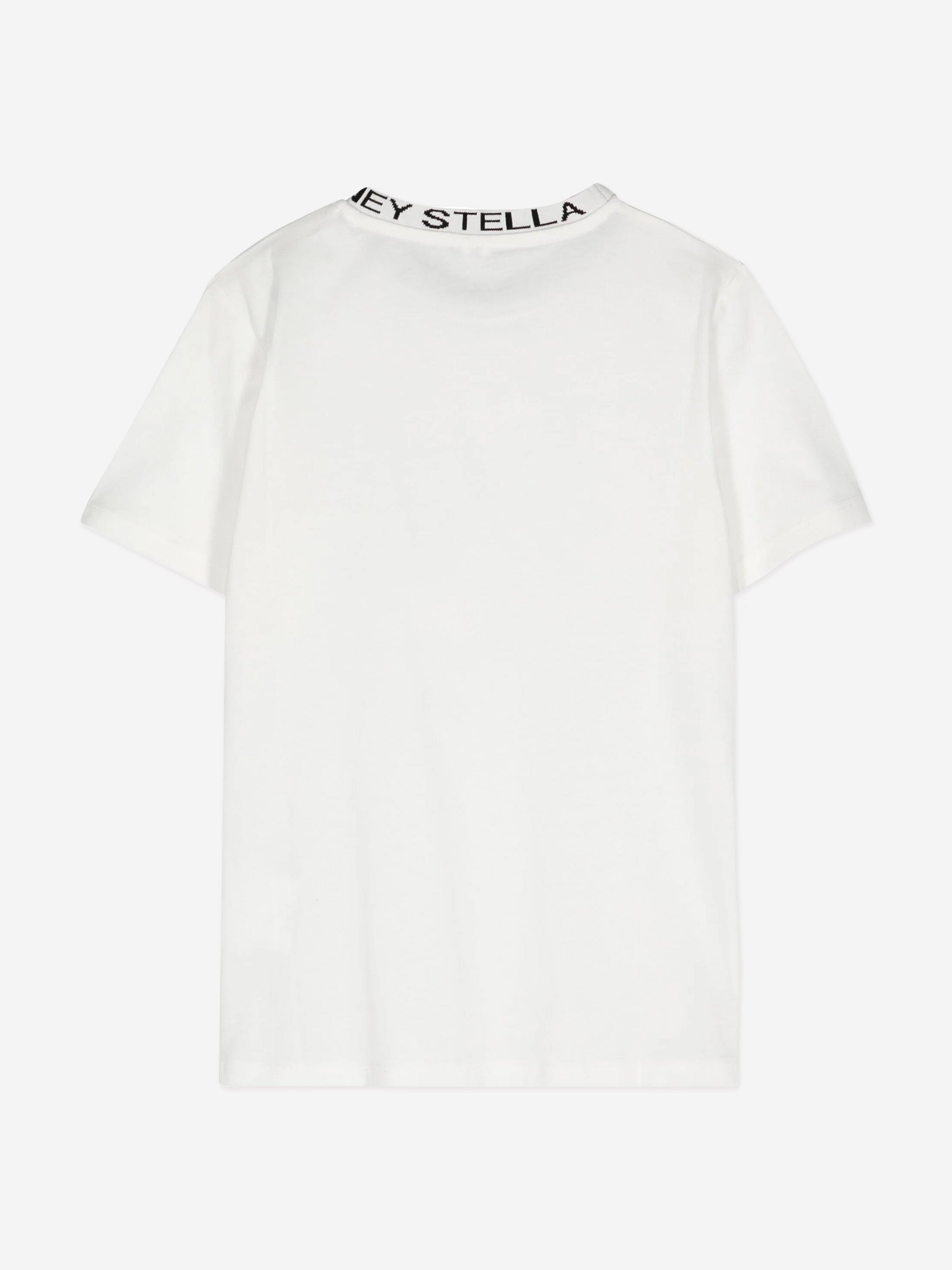 Stella McCartney Boys Logo T-Shirt in Ivory