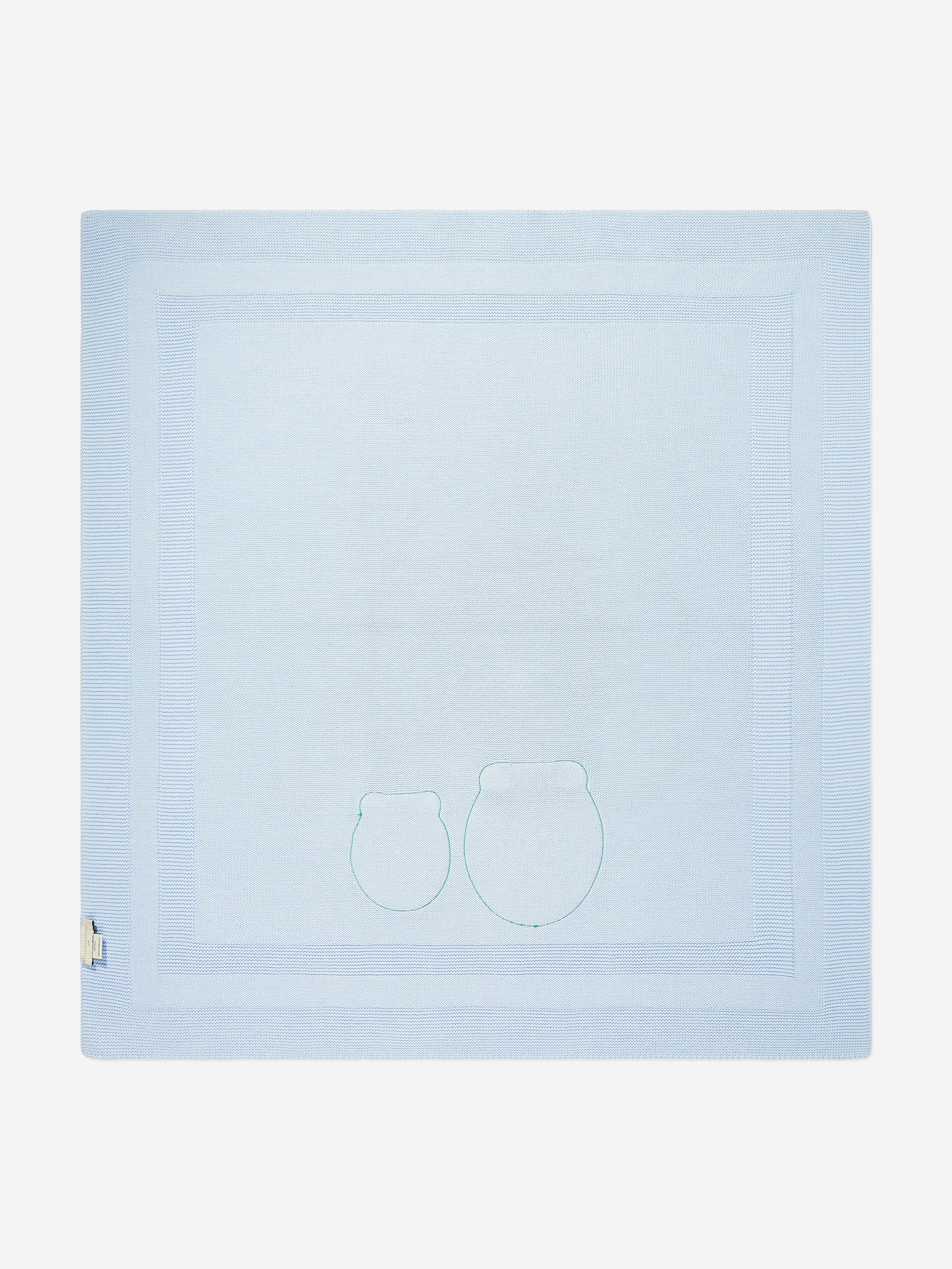 Baby Boys Cotton Frog Blanket in Blue (73cm)