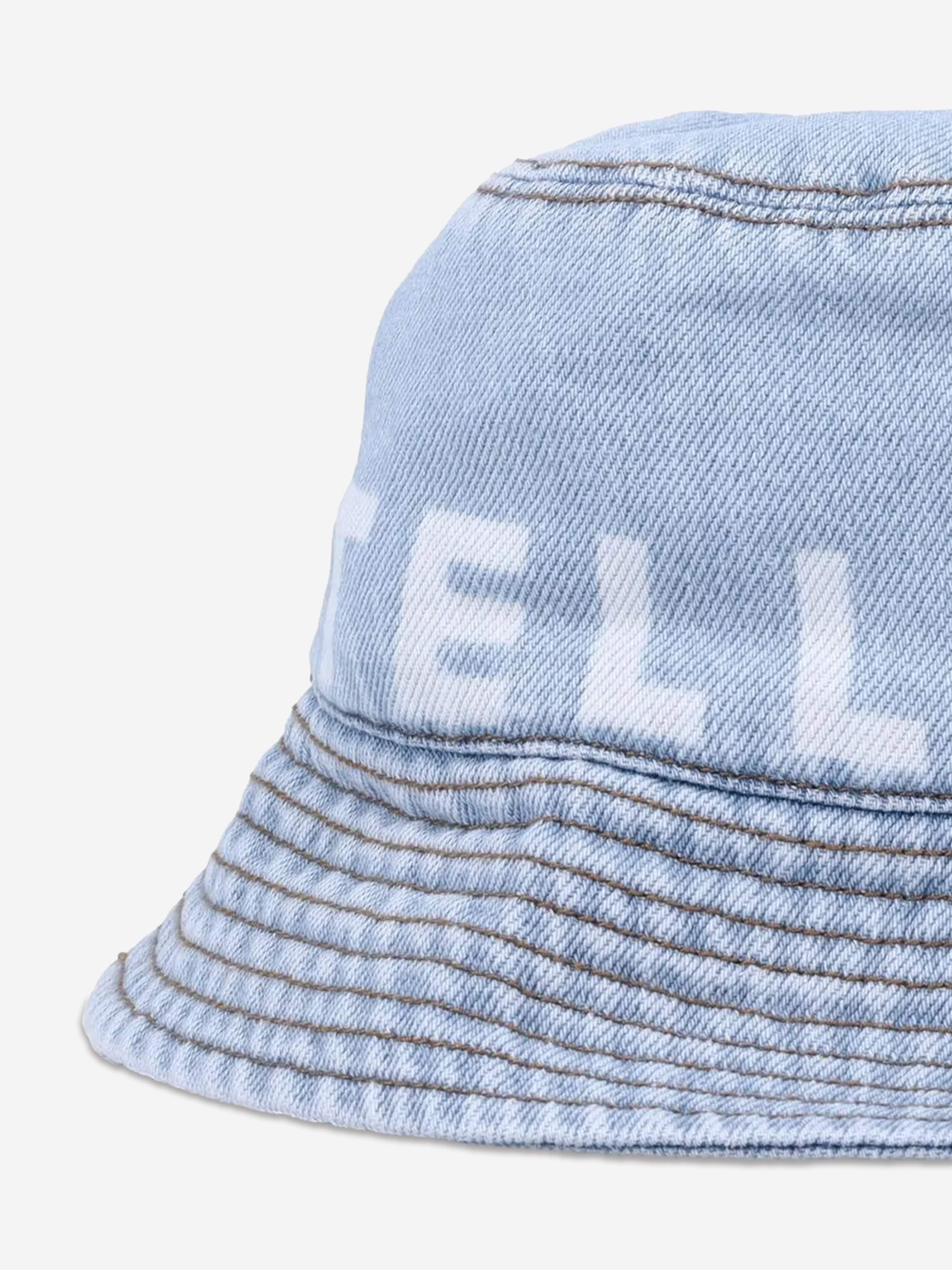 Boys Denim Bucket Hat in Blue
