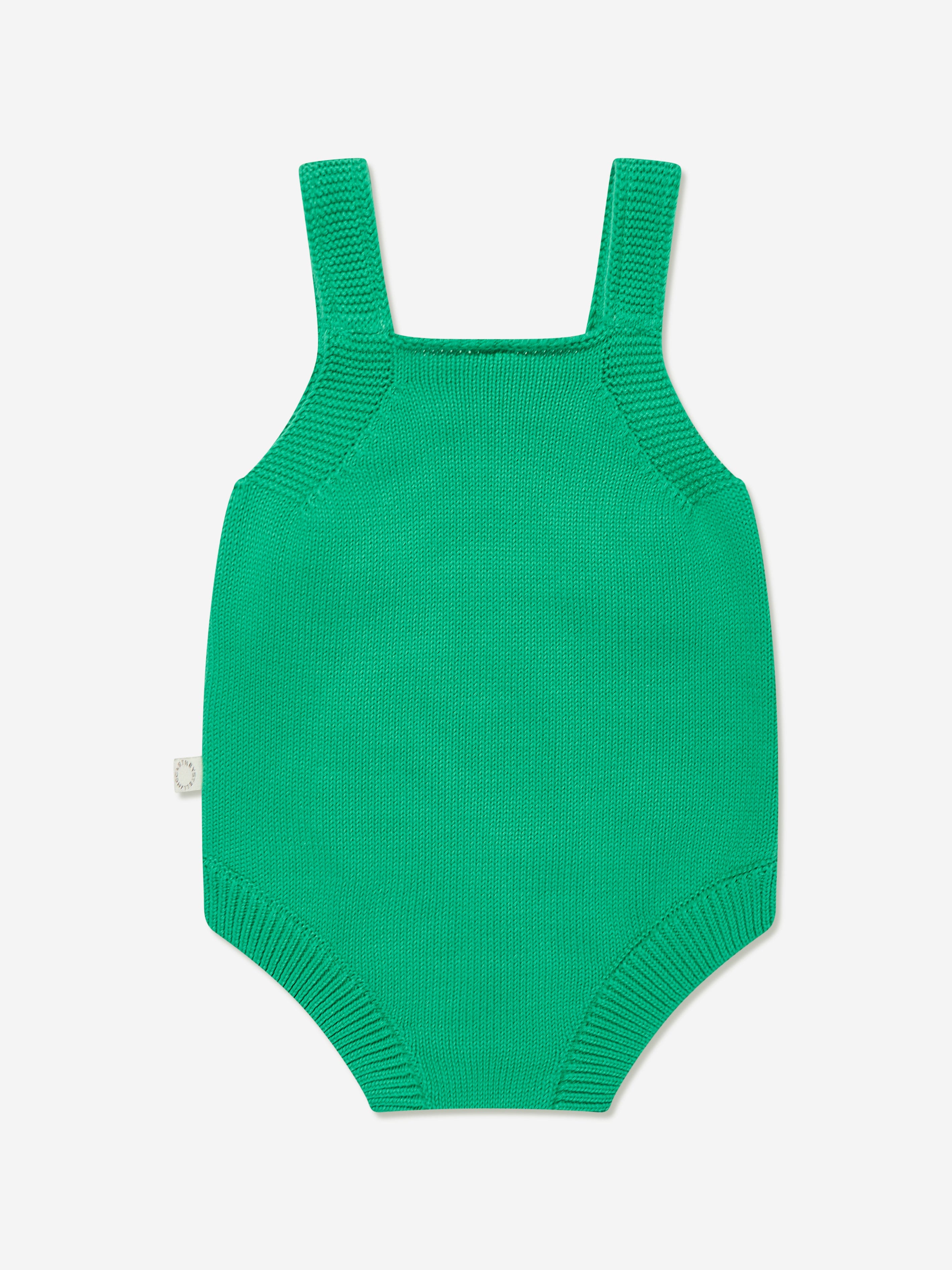Baby Boys Frog Bodysuit in Green