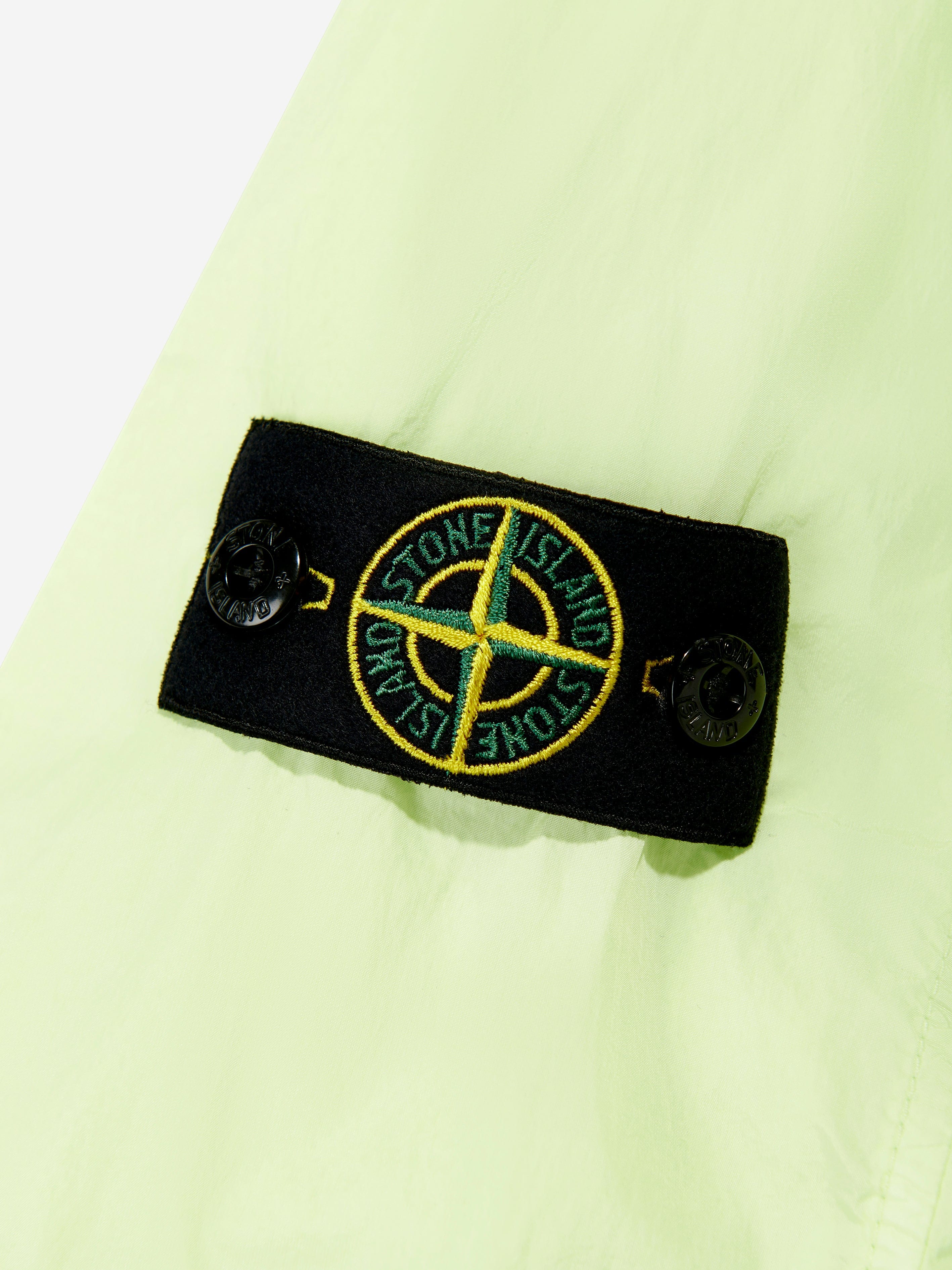 Boys Hooded Zip Up Jacket in Green