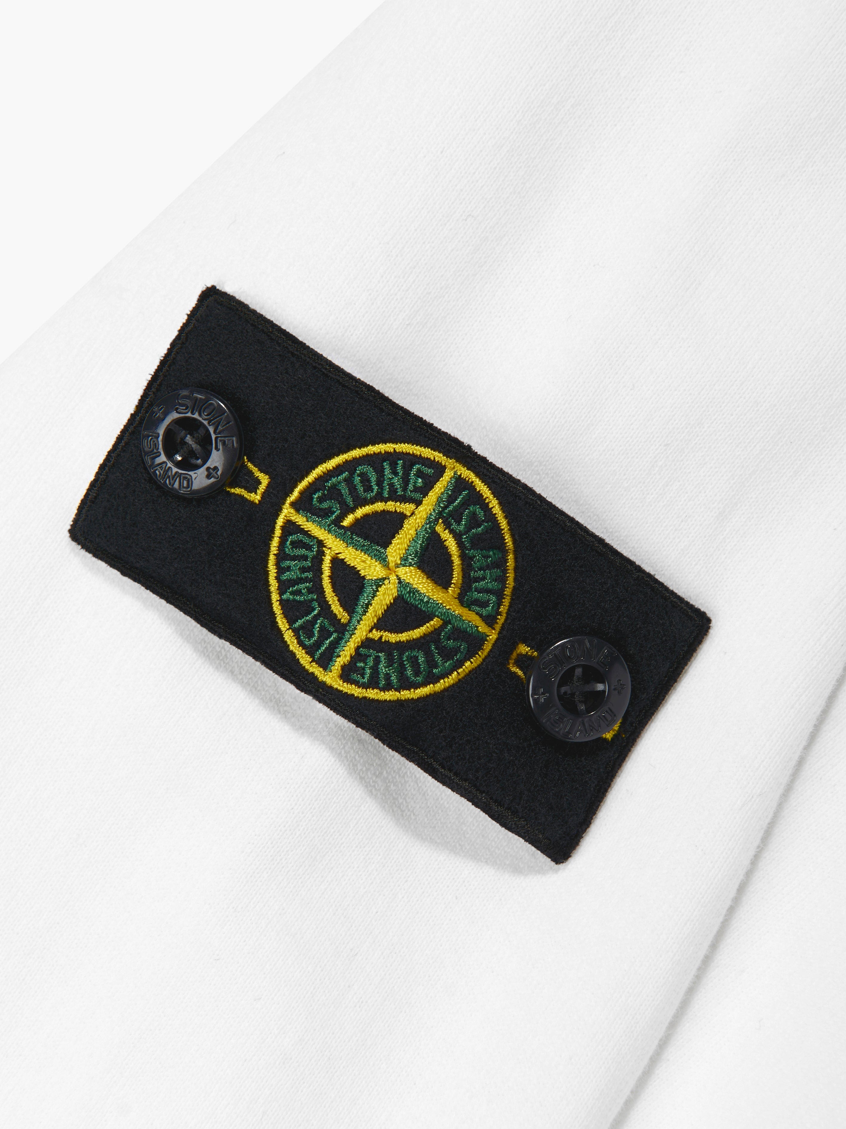 Boys Logo Sweatshirt in White