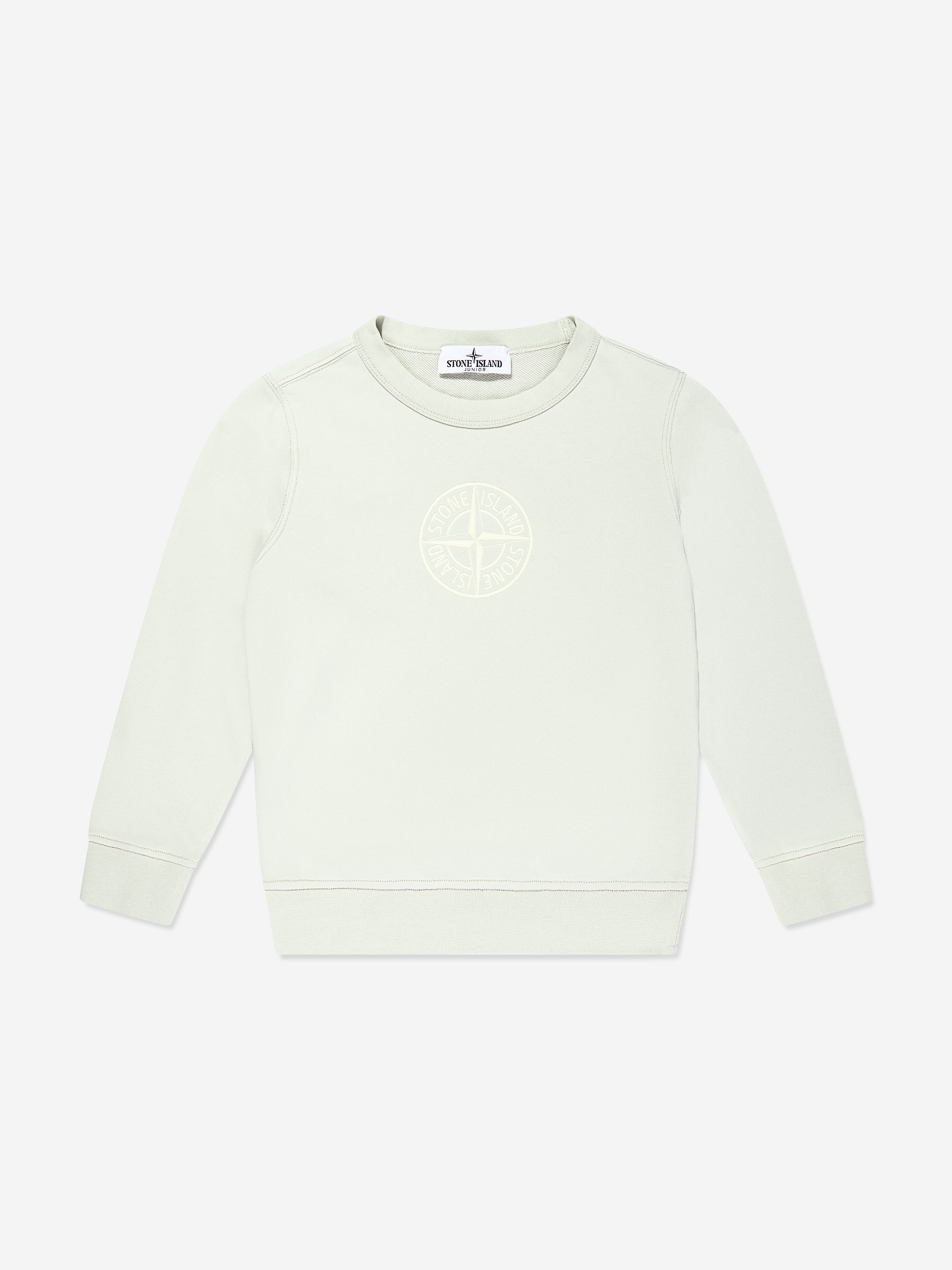 Boys Compass Logo Sweatshirt in Ivory