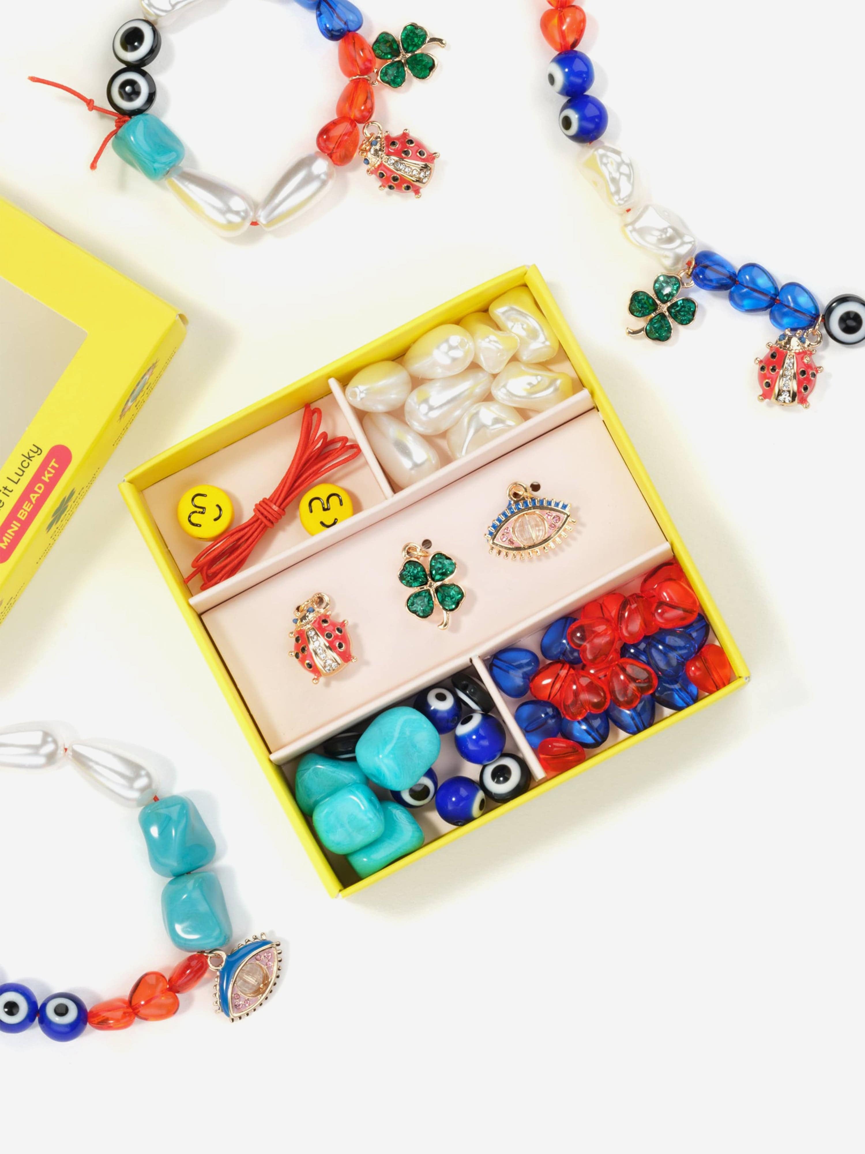 Super Smalls Girls Make it Lucky Mini Bead Kit in Multicolour