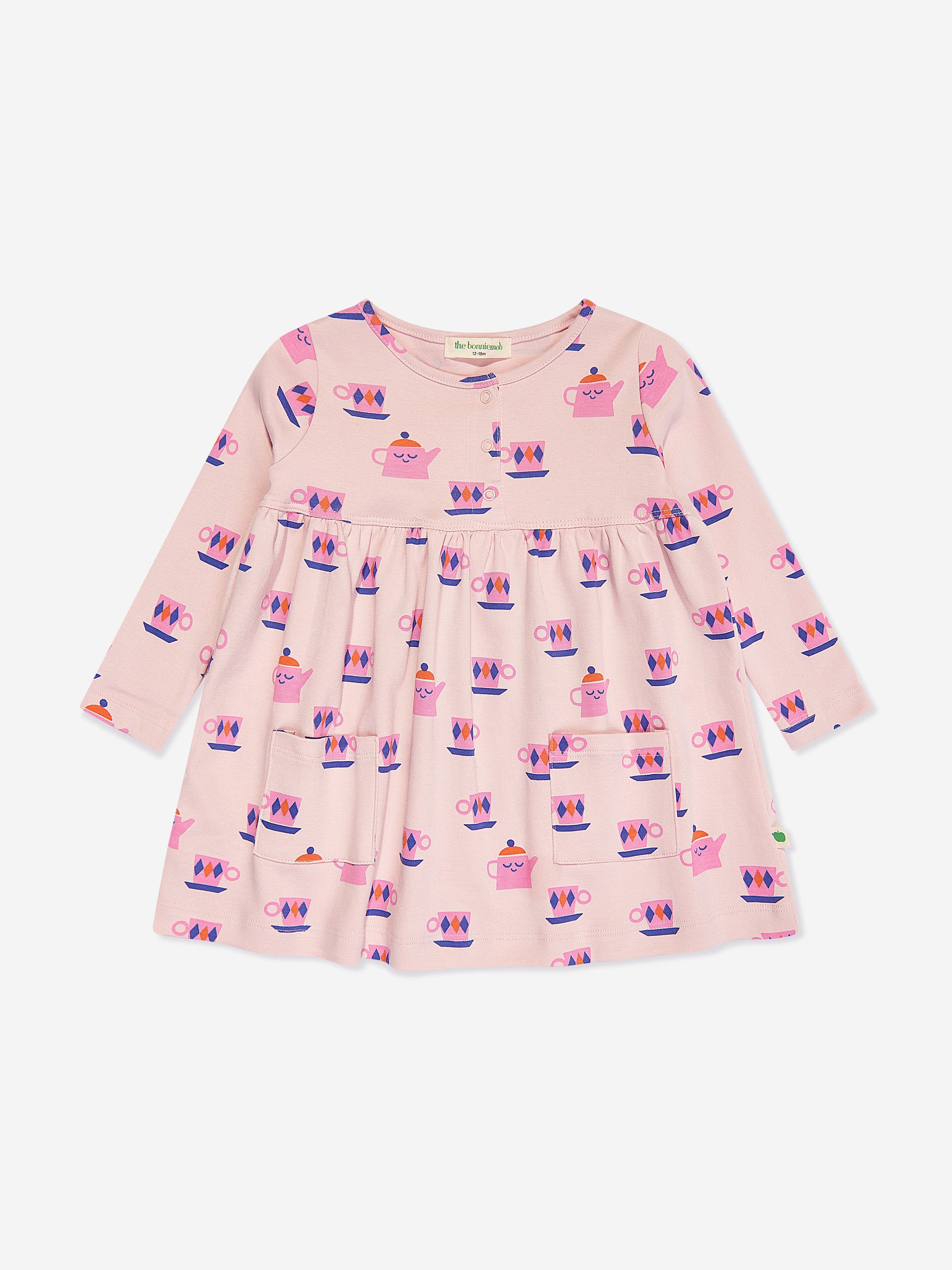 Girls Briar Tea Time Dress in Pink