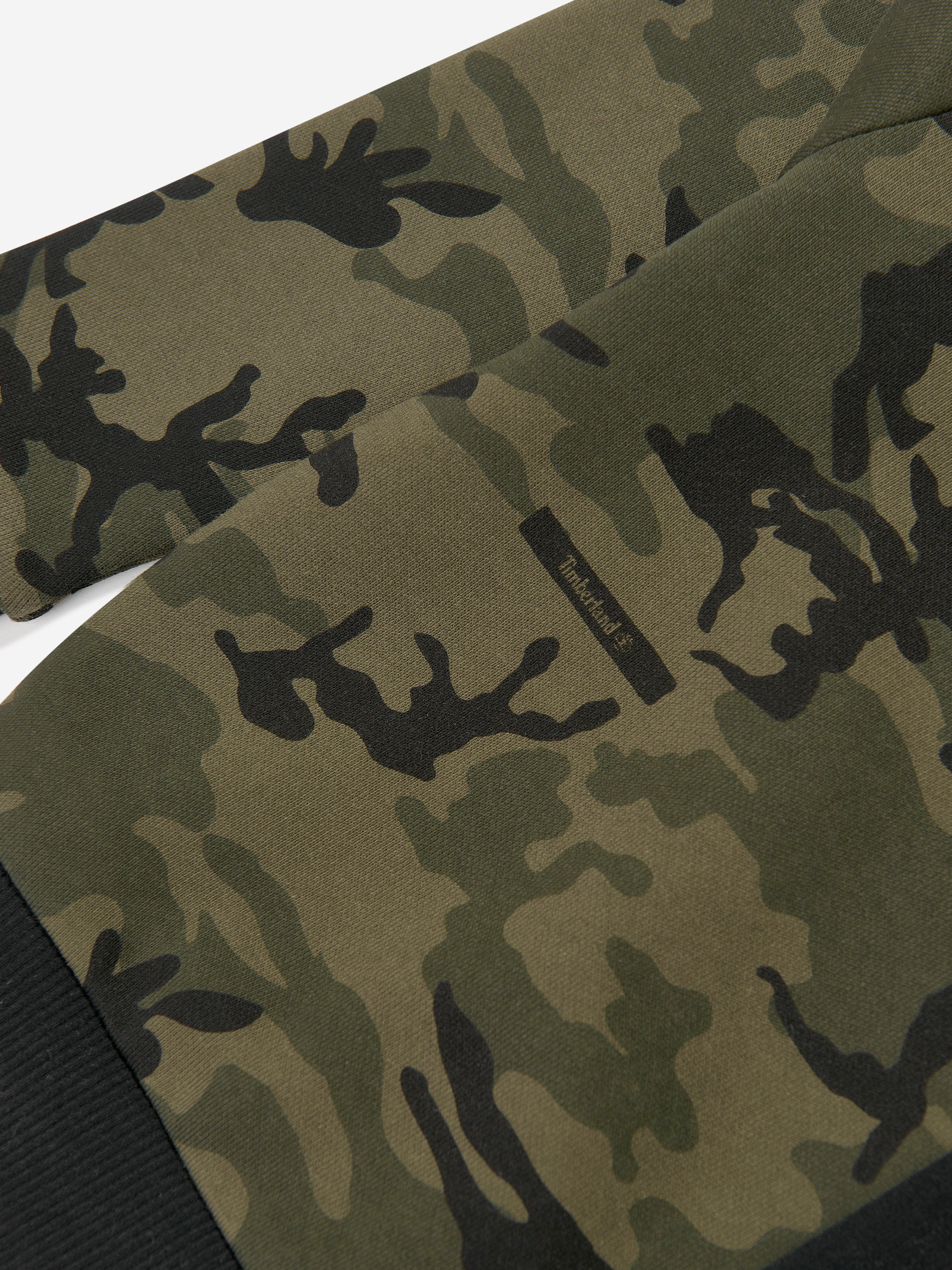 Timberland Boys Camouflage Sweatshirt in Green