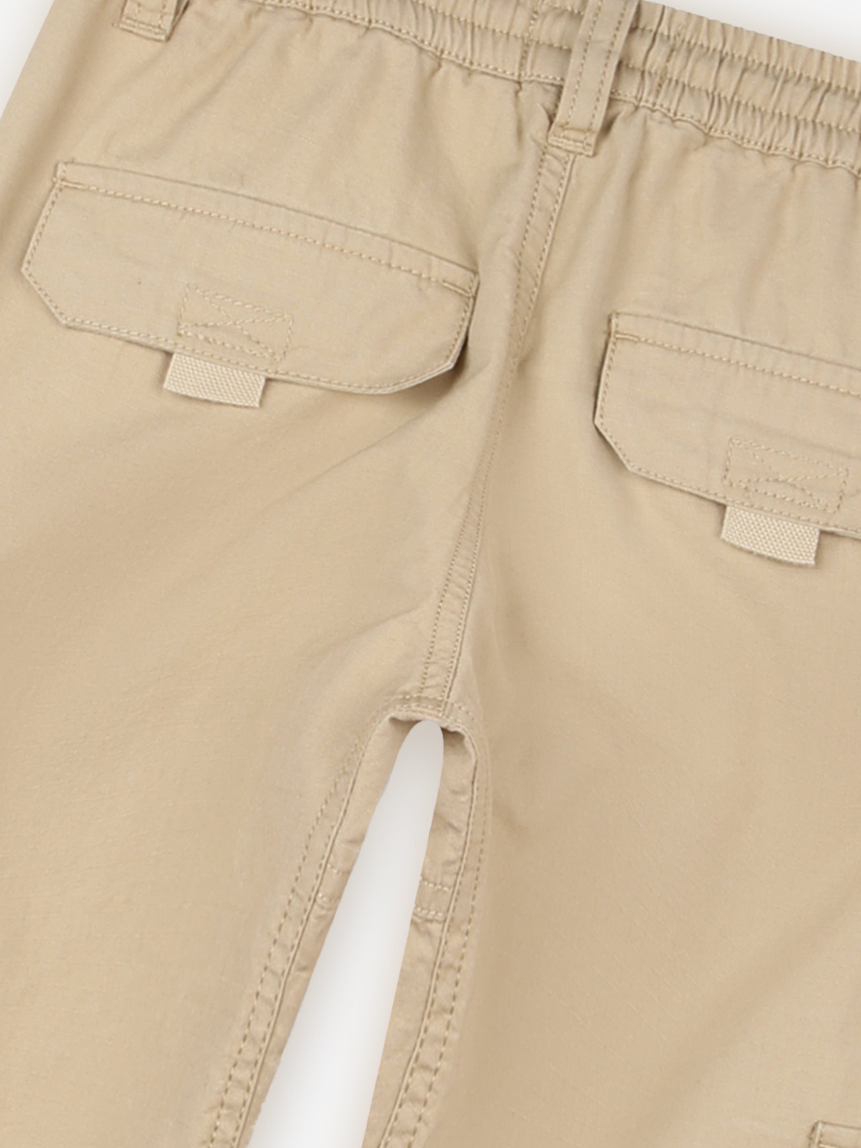 Timberland Boys Cargo Trousers in Beige