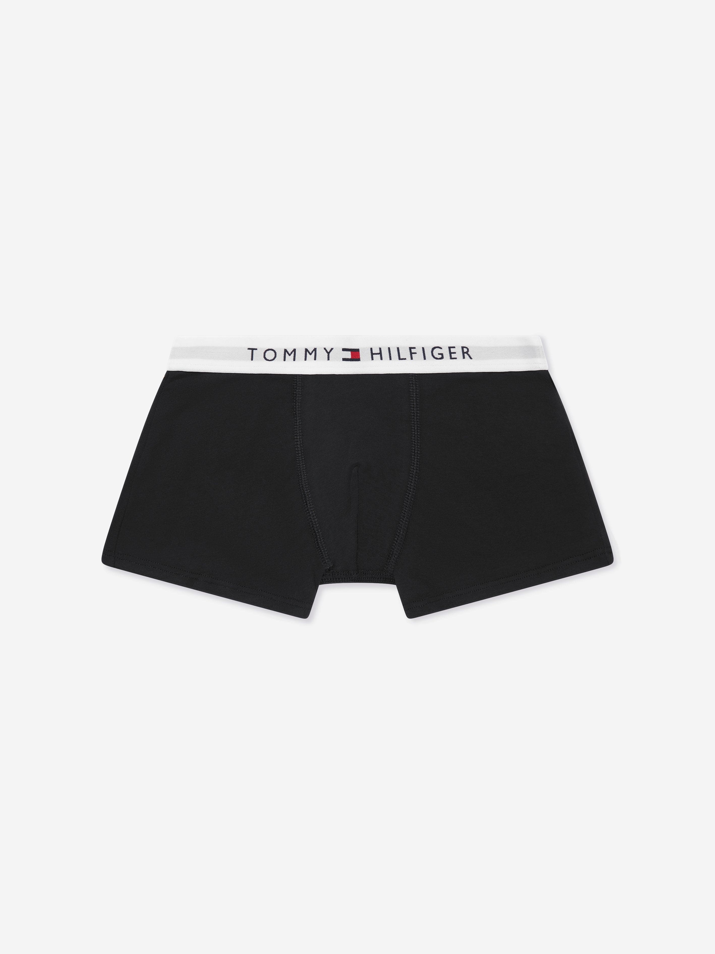 Tommy Hilfiger Boys 2 Pack Boxer Shorts Set in Black