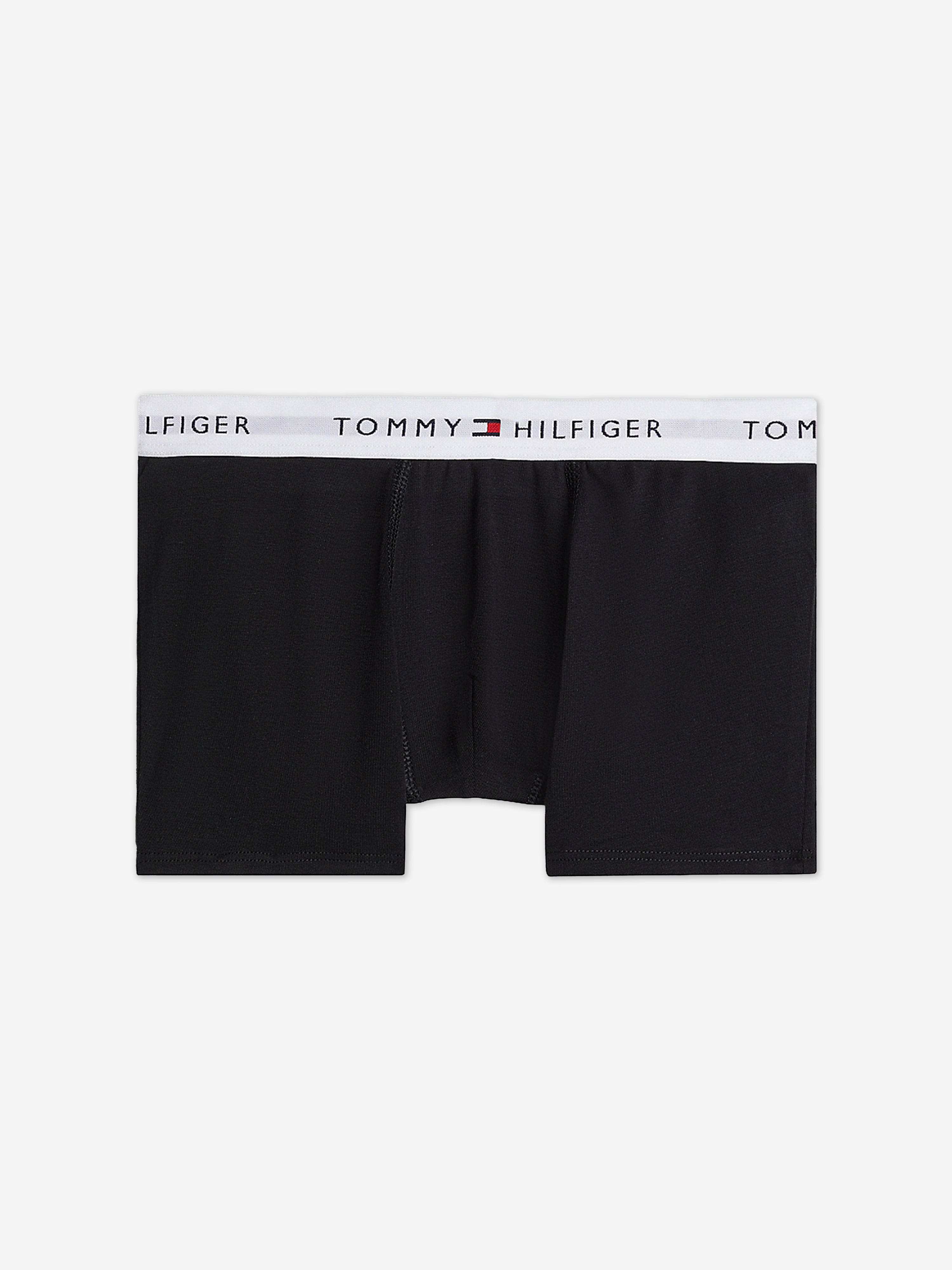 Tommy Hilfiger Boys 2 Pack Boxer Shorts Set in Black