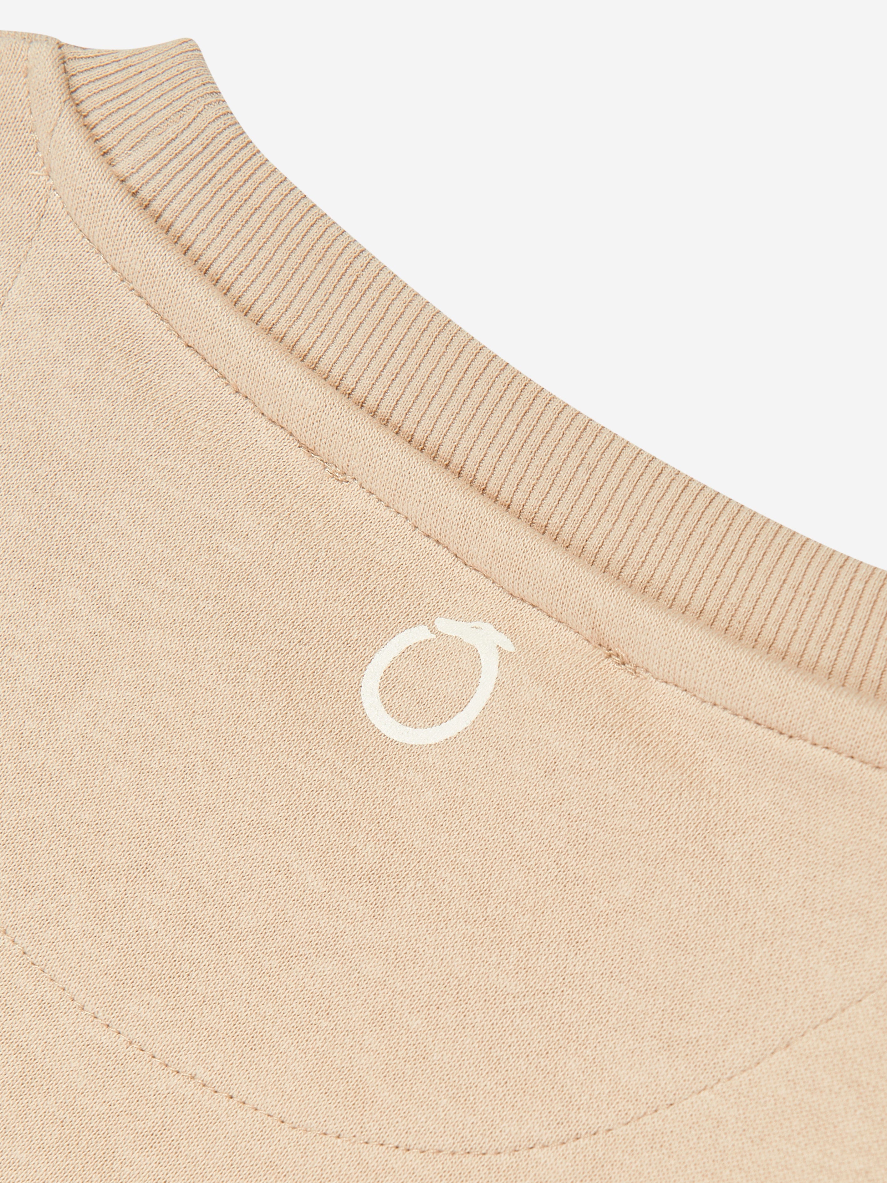 Trussardi Kids Beavi Logo Sweatshirt in Beige