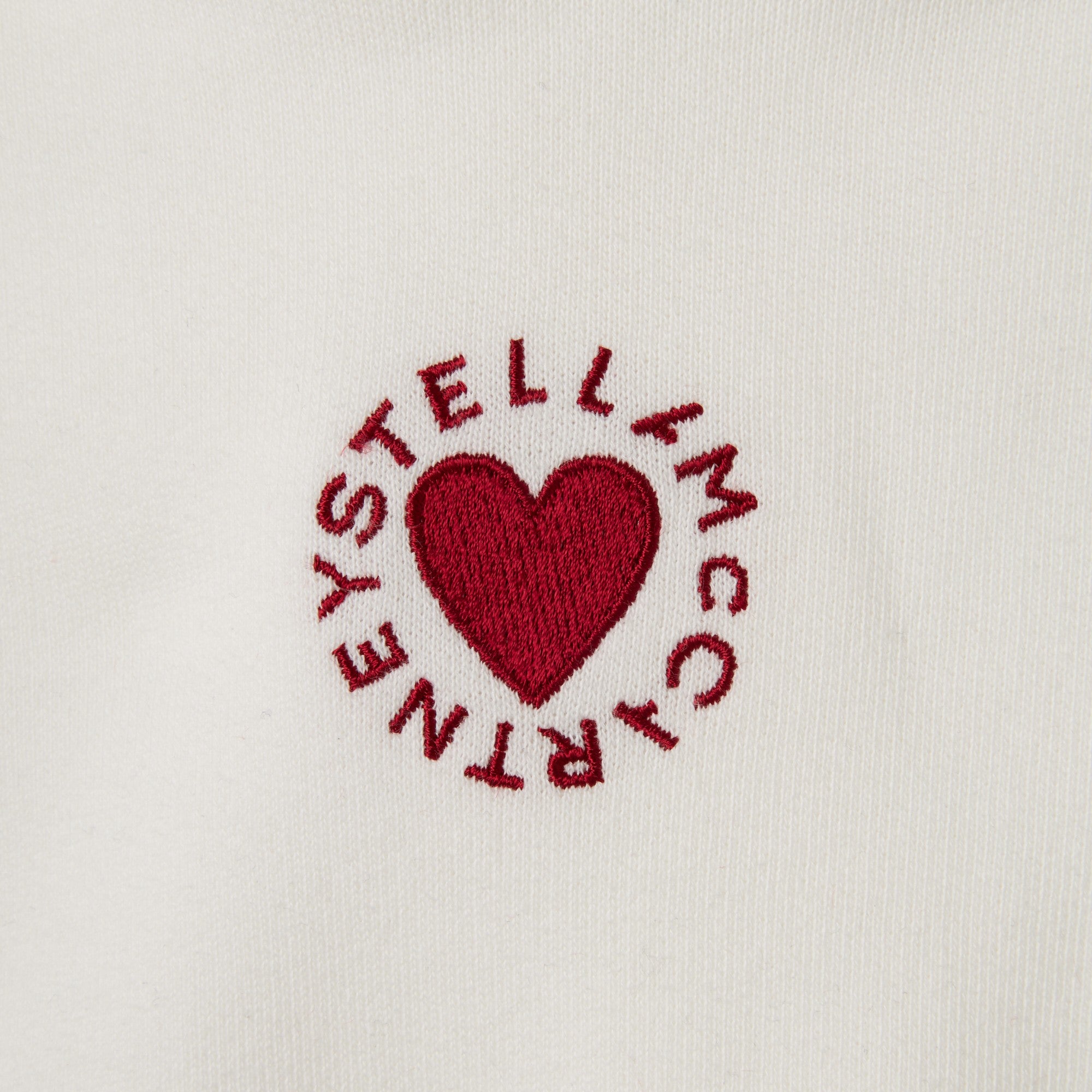 Girls White Embroidered Hooded Cotton Sweatshirt