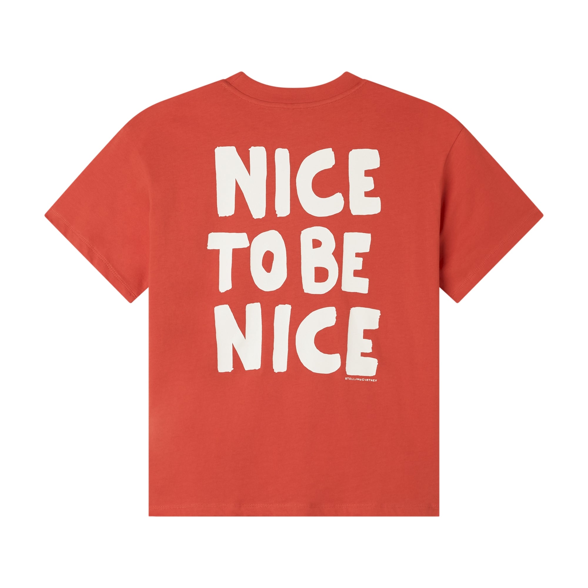 Boys Red Logo Cotton T-Shirt