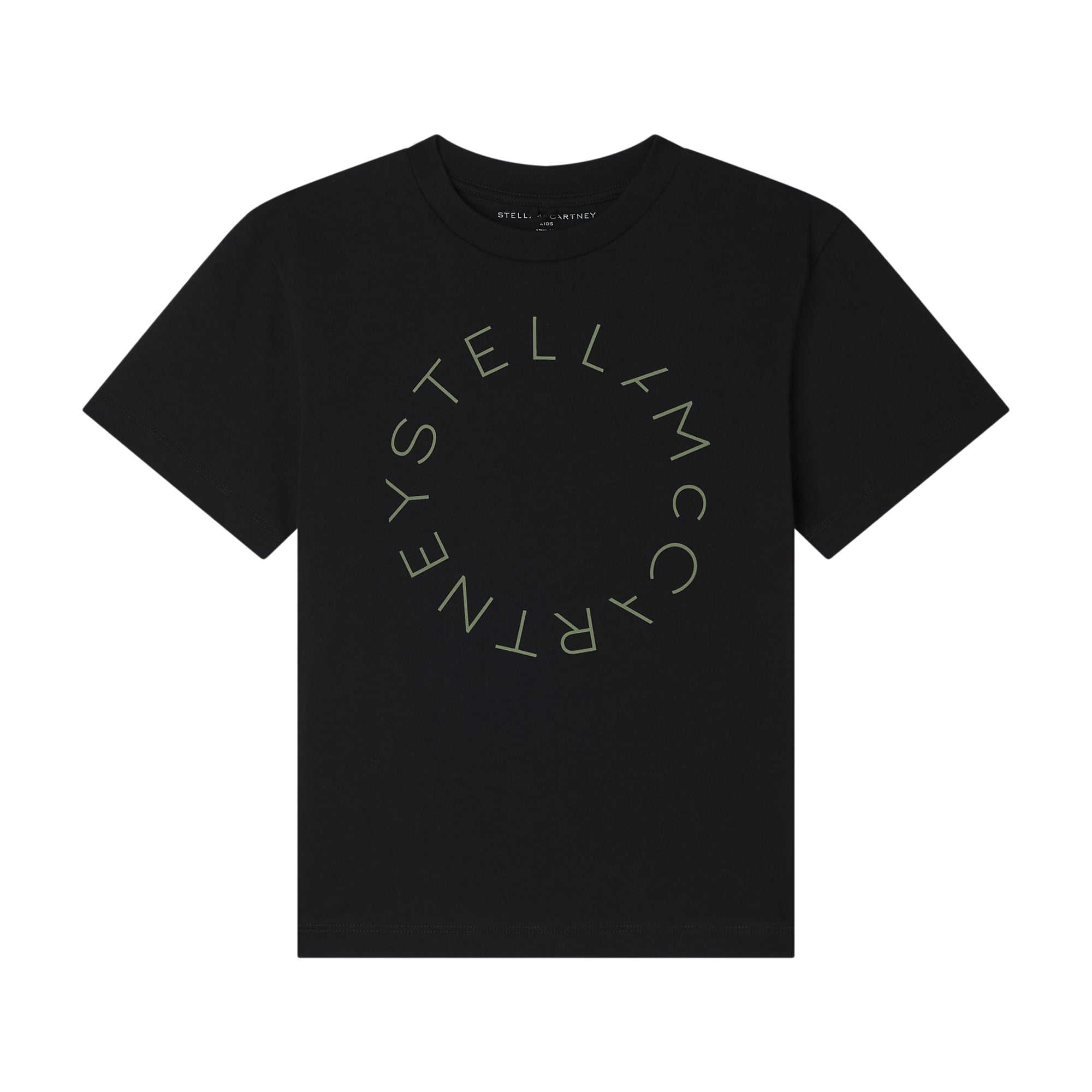 Boys Black Logo Cotton T-Shirt