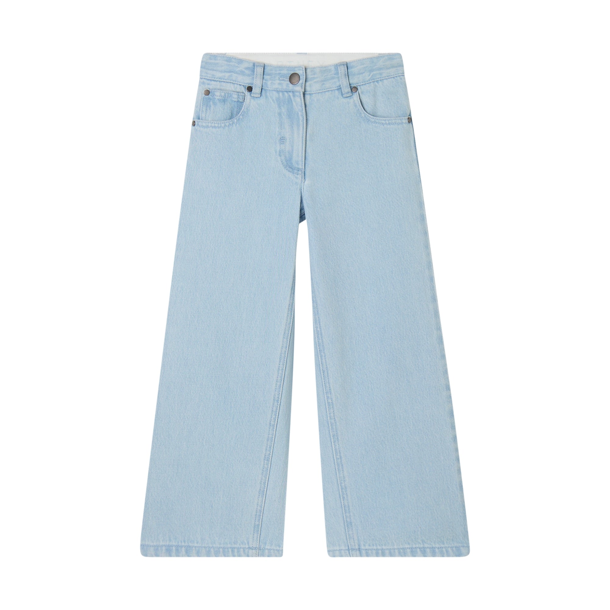 Girls Light Blue Denim Trousers