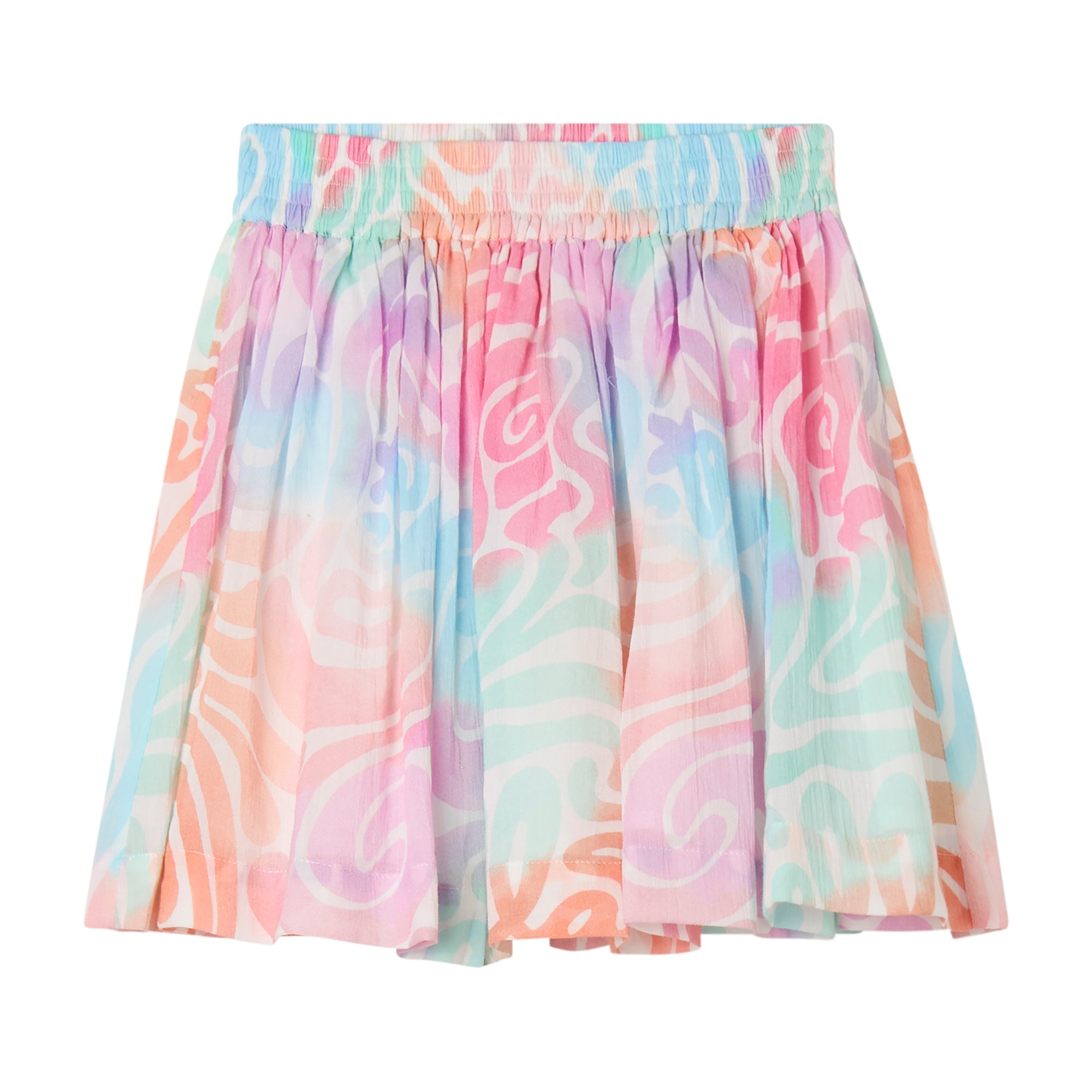 Girls Multicolor Cotton Skirt