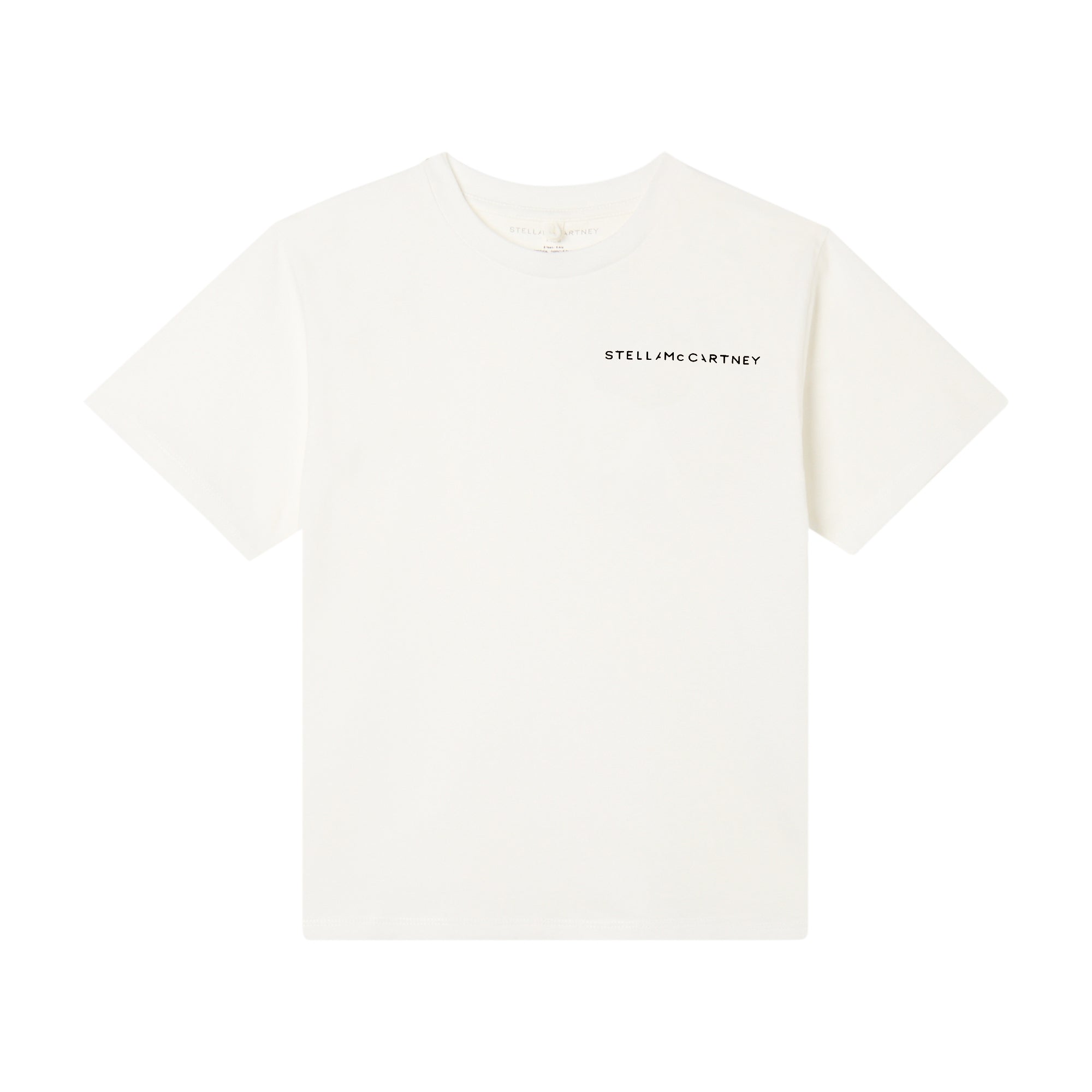 Boys White Logo Cotton T-Shirt