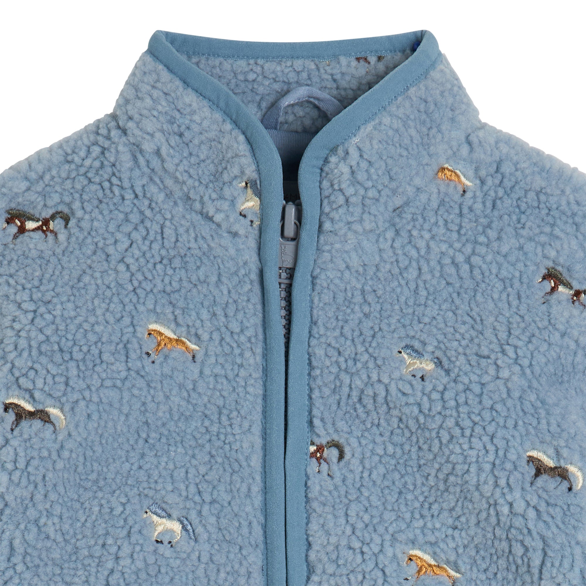 Baby Boys Blue Sherpa Fleece Jacket