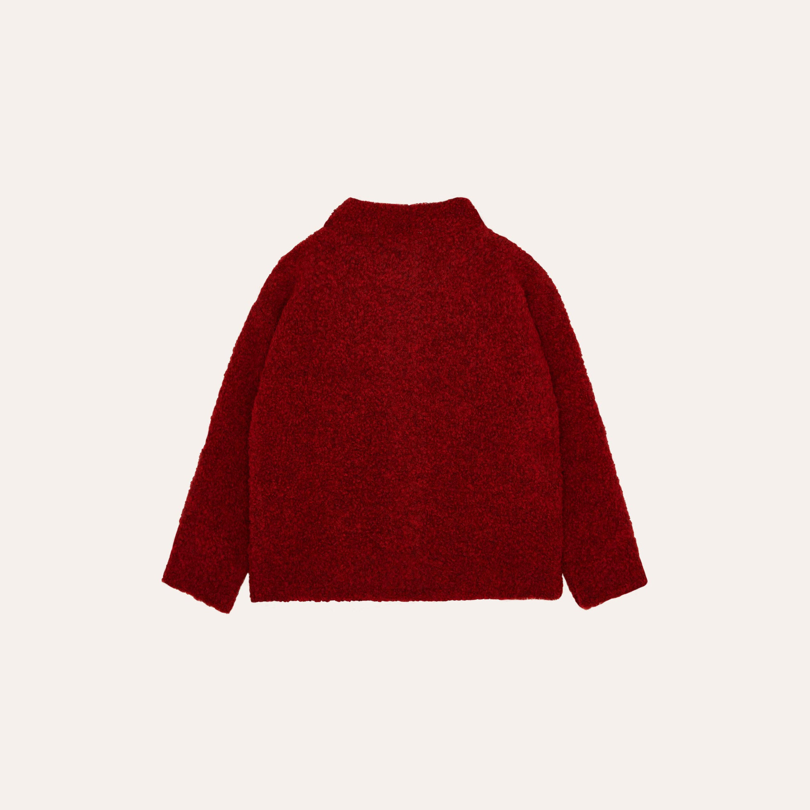 Boys & Girls Red Knit Cardigan