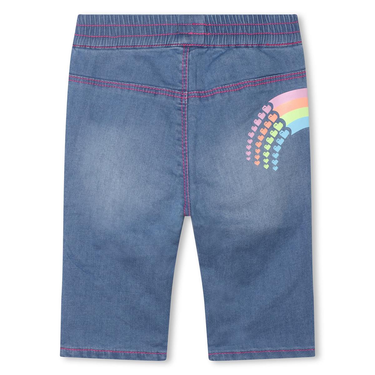 Baby Girls Blue Denim Trousers
