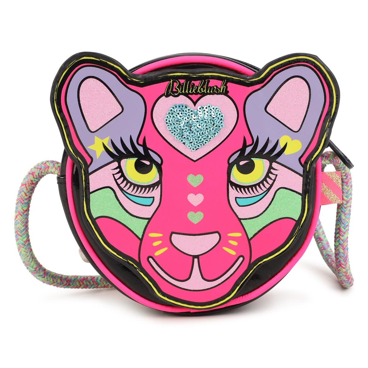 Girls Pink Tiger Shoulder Bag(12x4.8cm)