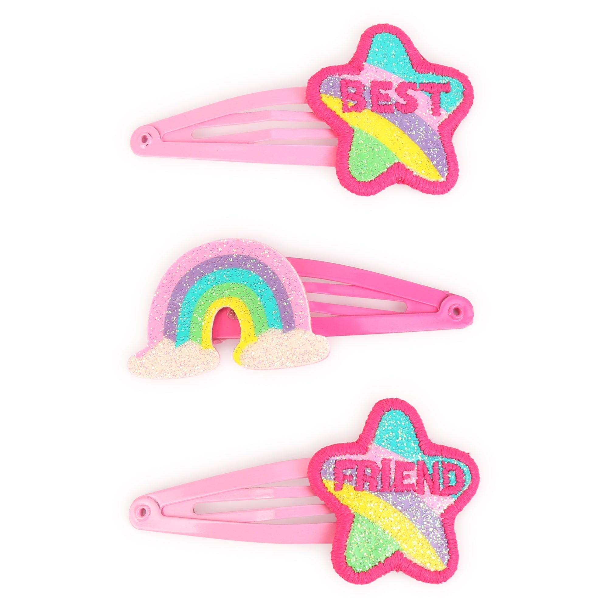 Girls Pink Hair Clips