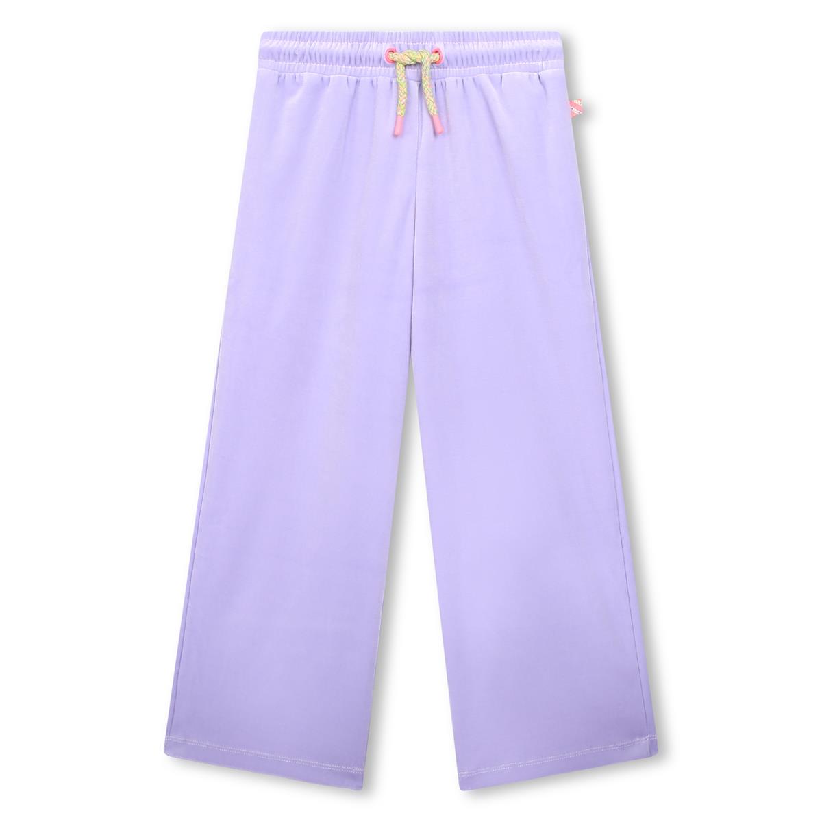 Girls Violet Velvet Trousers