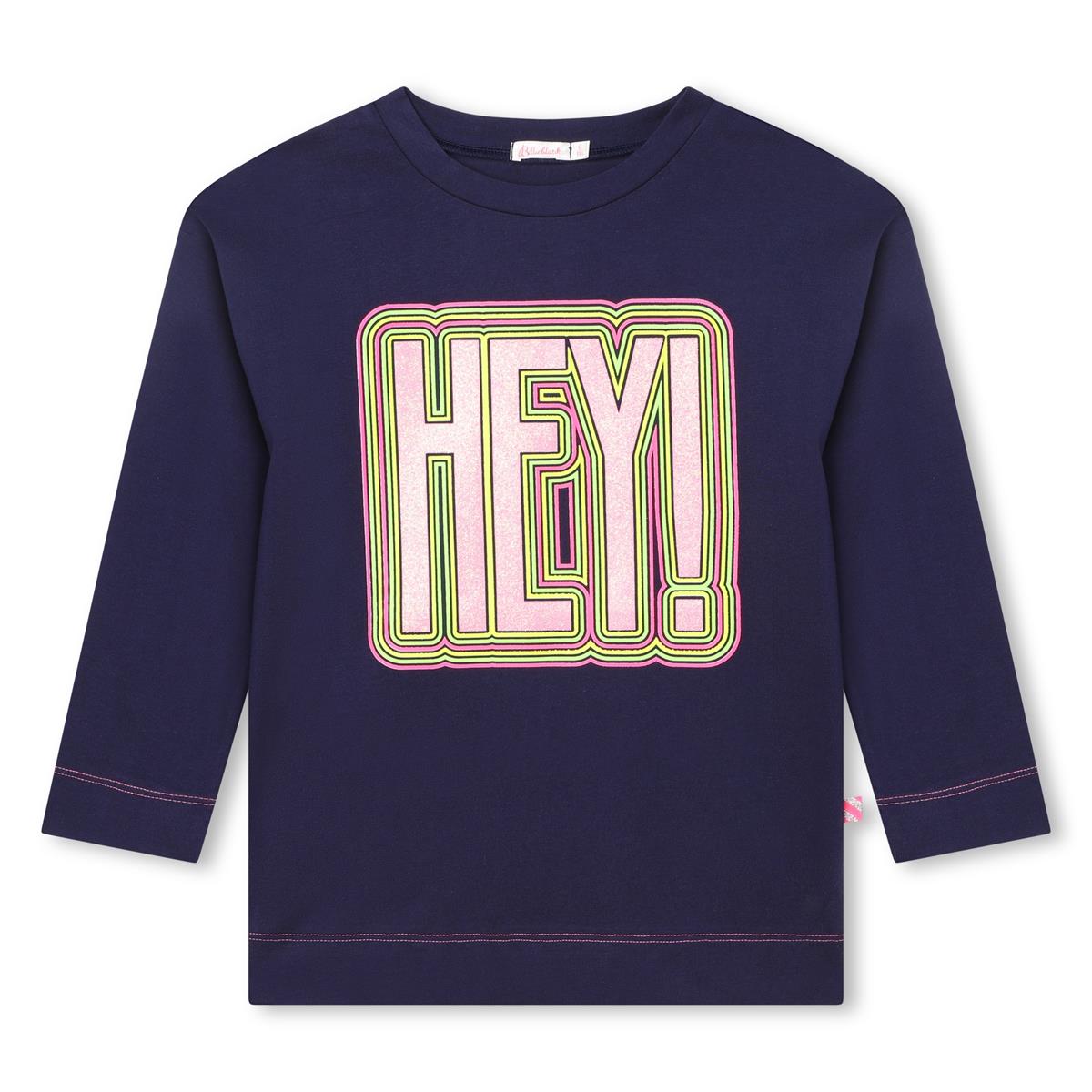 Girls Blue Printed T-Shirt