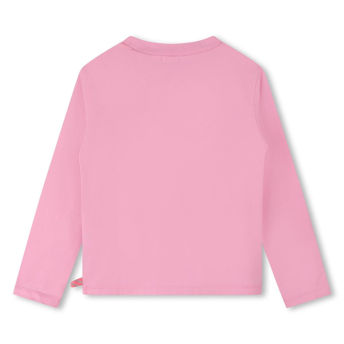 Girls Pink Printed T-Shirt