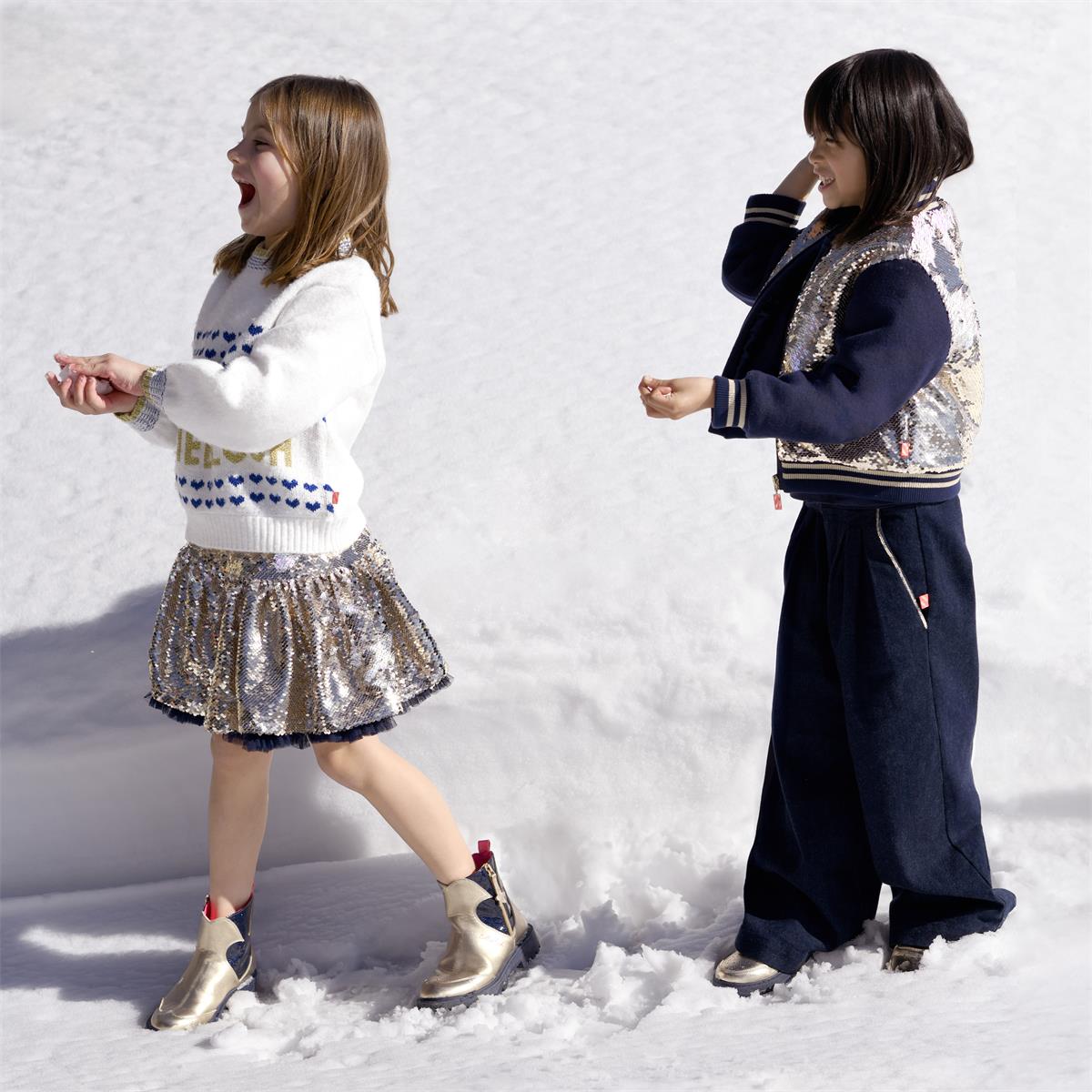 Girls White Knit Sweater