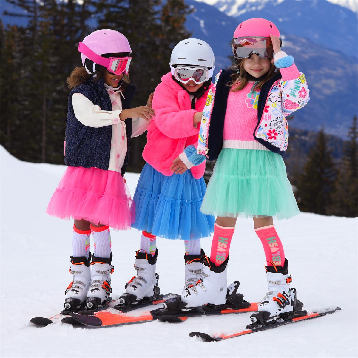 Girls Pink Cotton Socks Set(2 Pack)