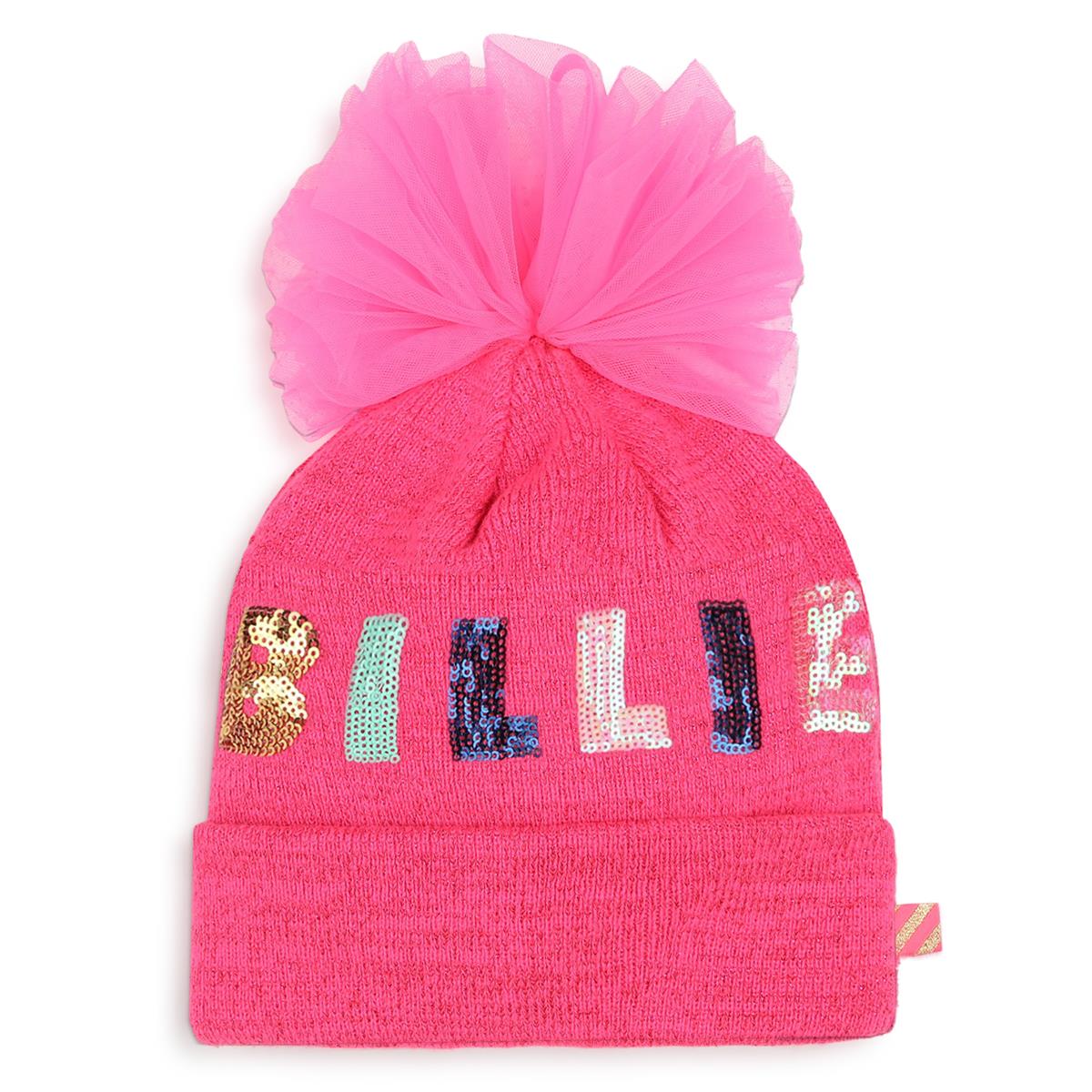 Girls Bright Pink Hat & Scarf Set
