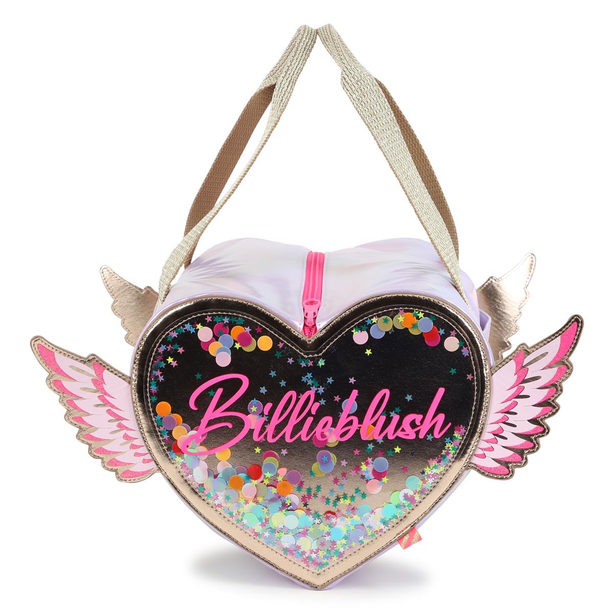 Girls Dark Blue Heart Bag(33x24,5x20,5cm)