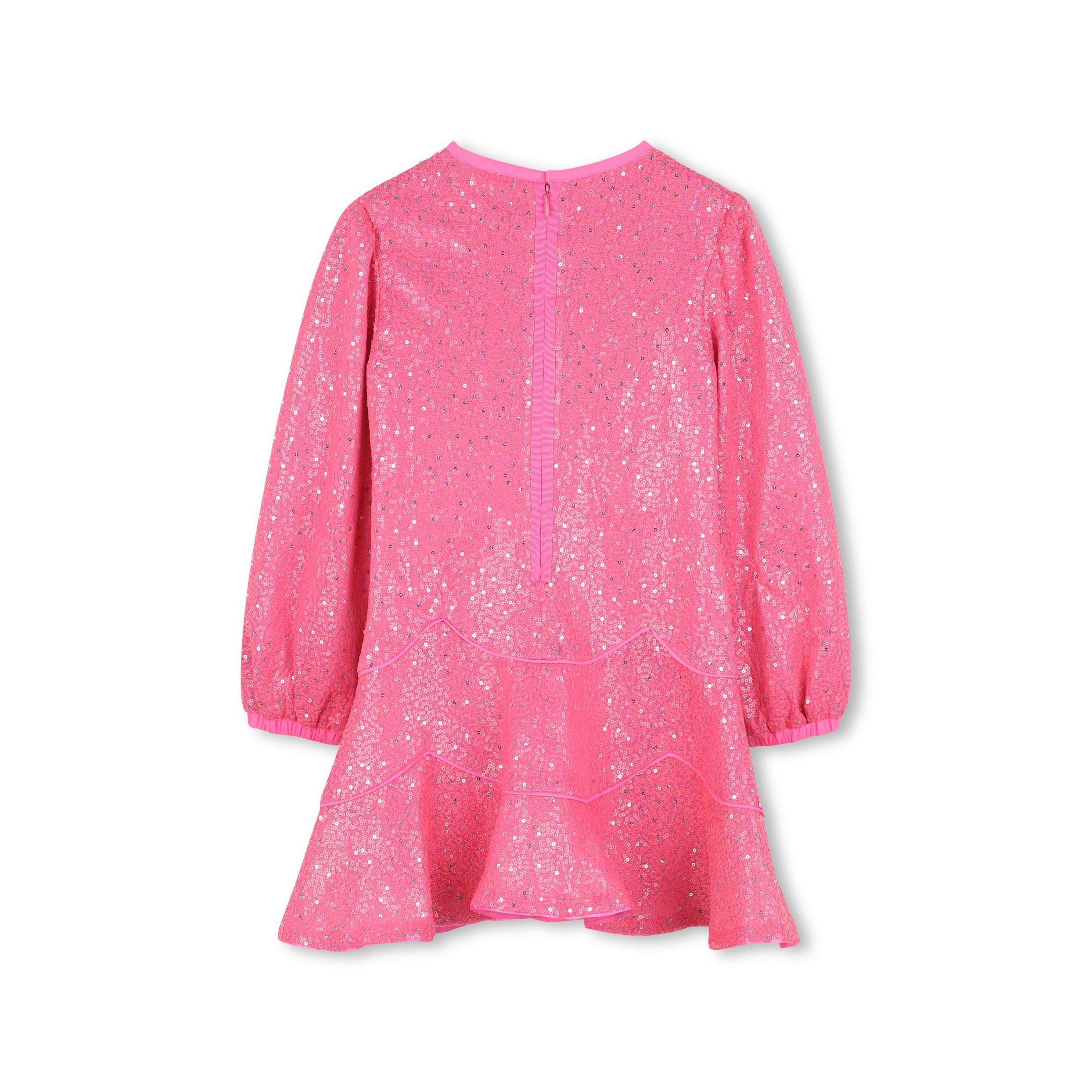 Girls Pink Sequin Dress