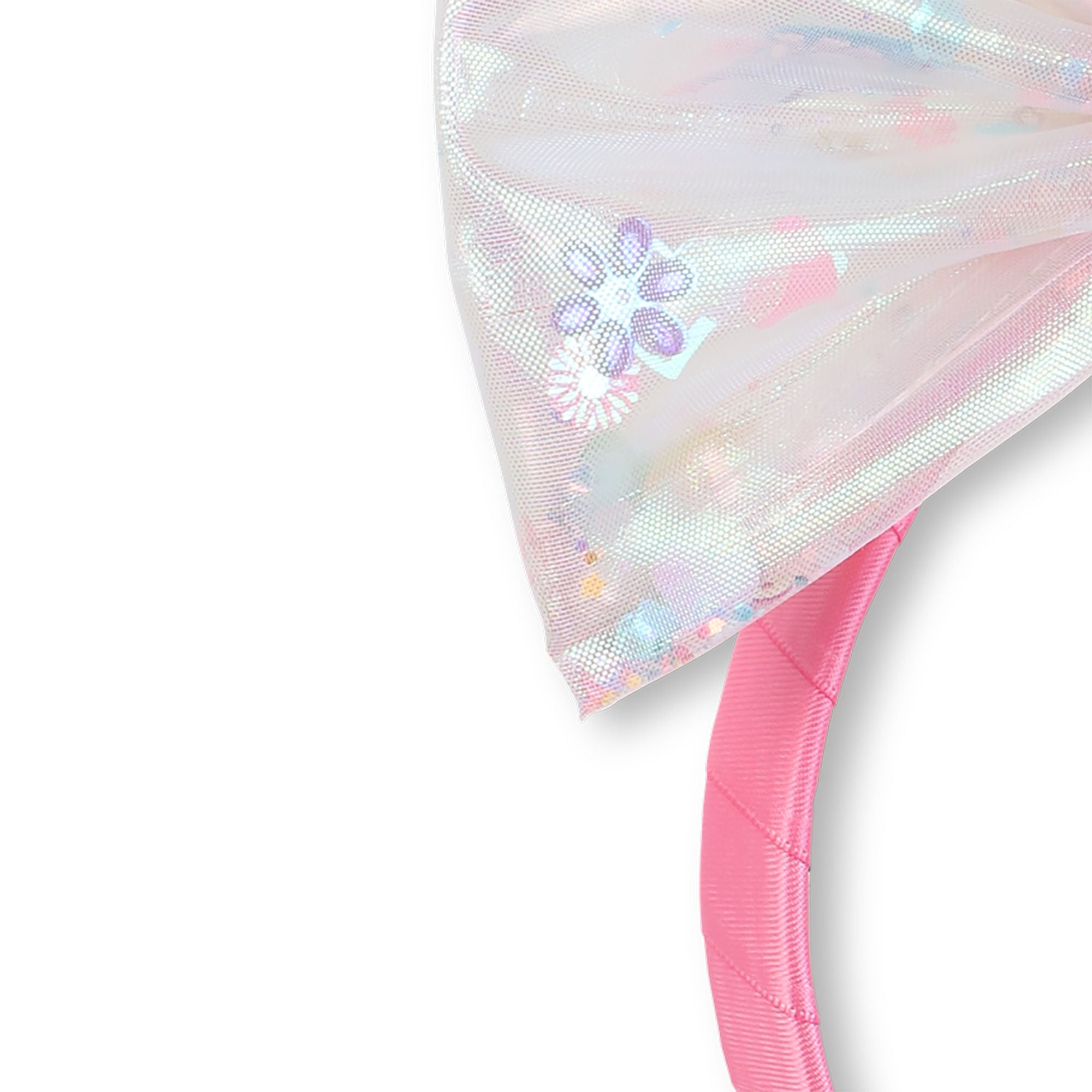 Girls Pink Bow Headband