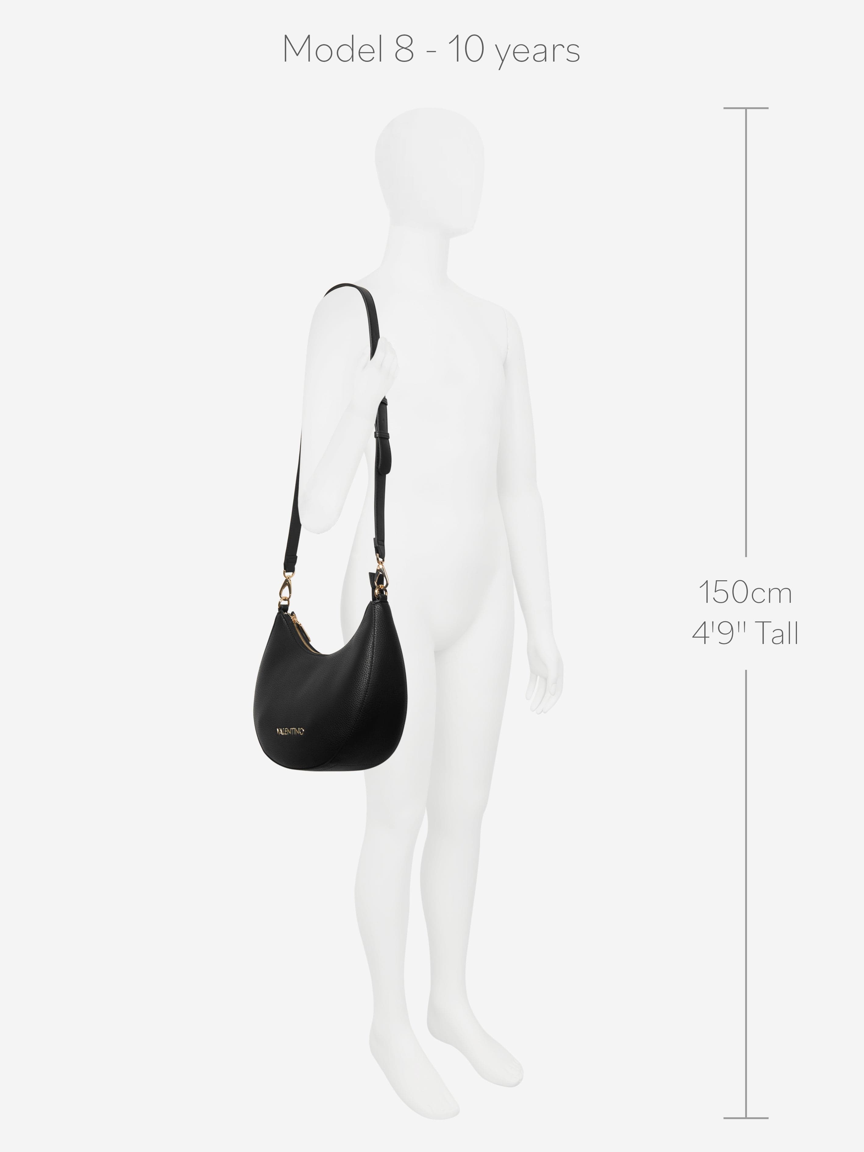 Valentino Girls Alexia Shoulder Bag in Black (29cm)