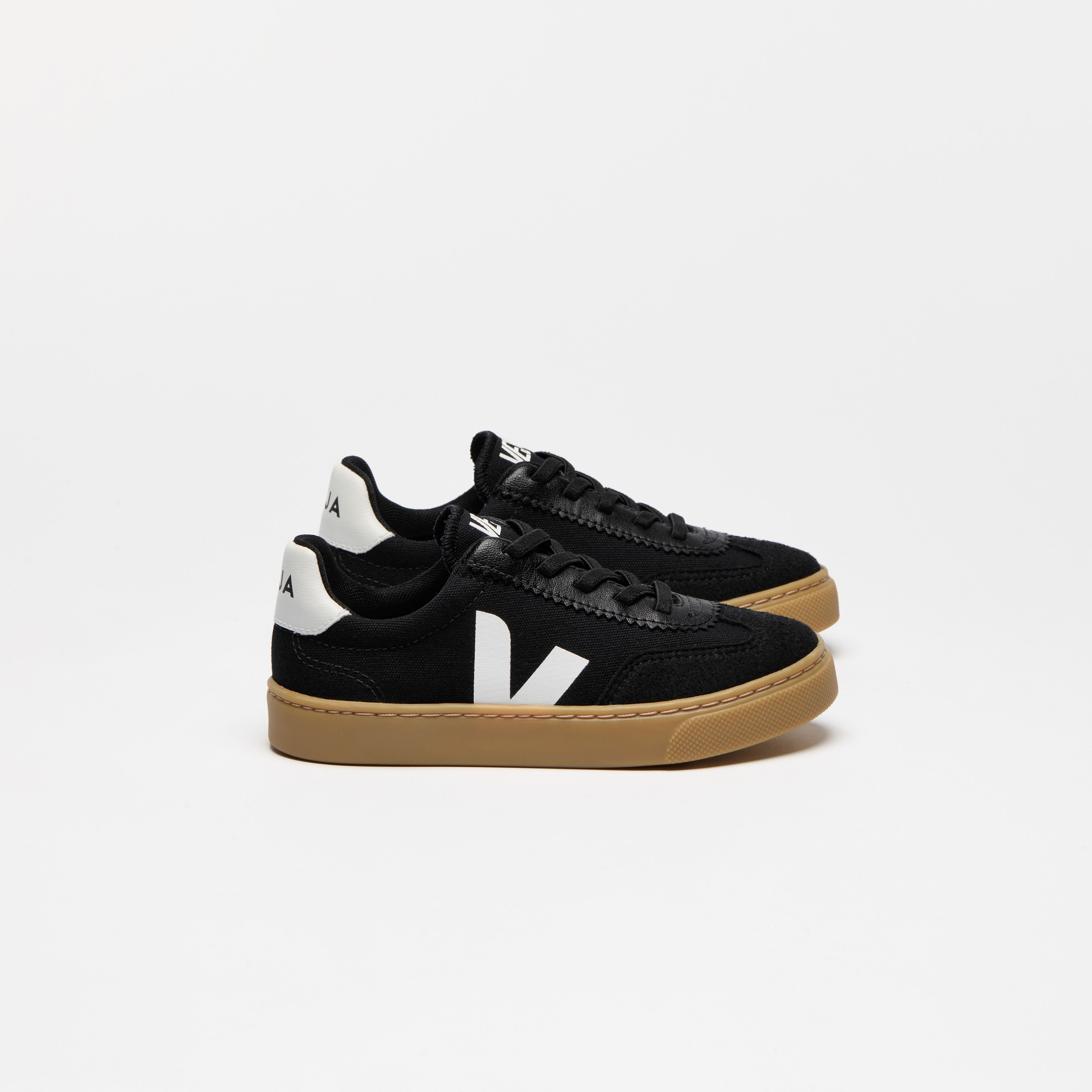 Boys & Girls Black"Small Volley"Shoes