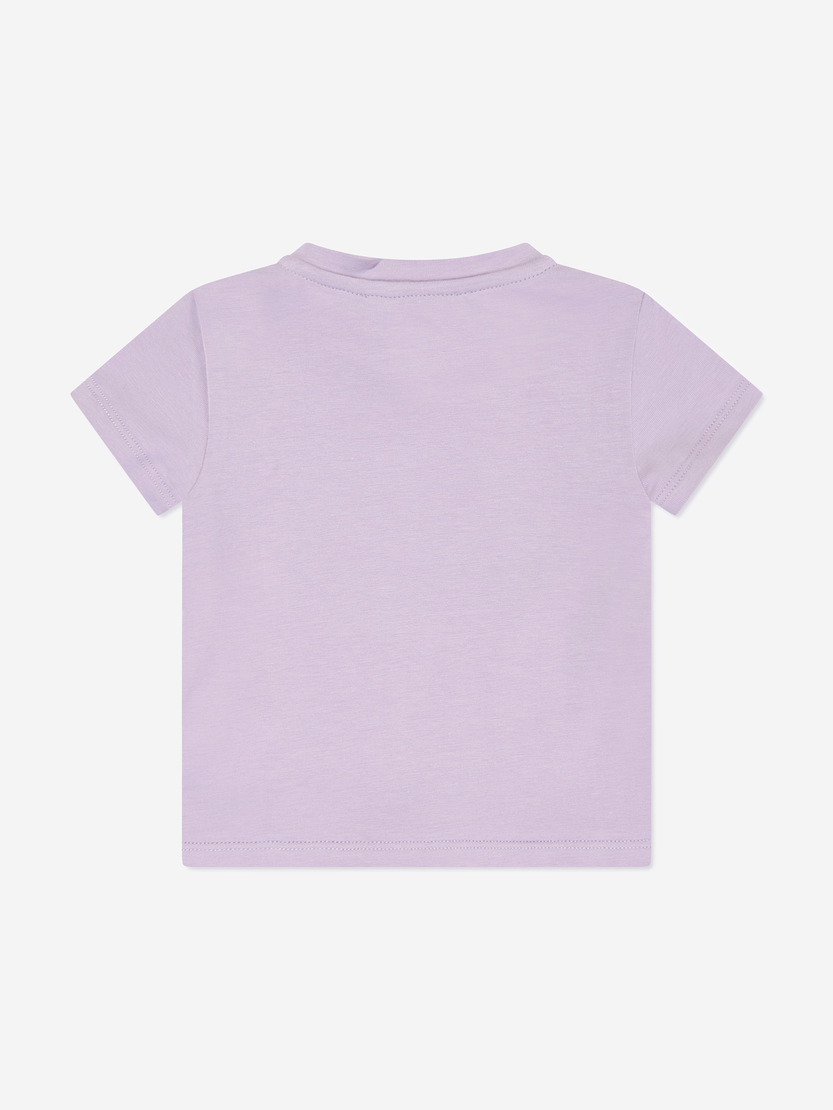 Versace Baby Girls Medusa Logo T-Shirt in Purple
