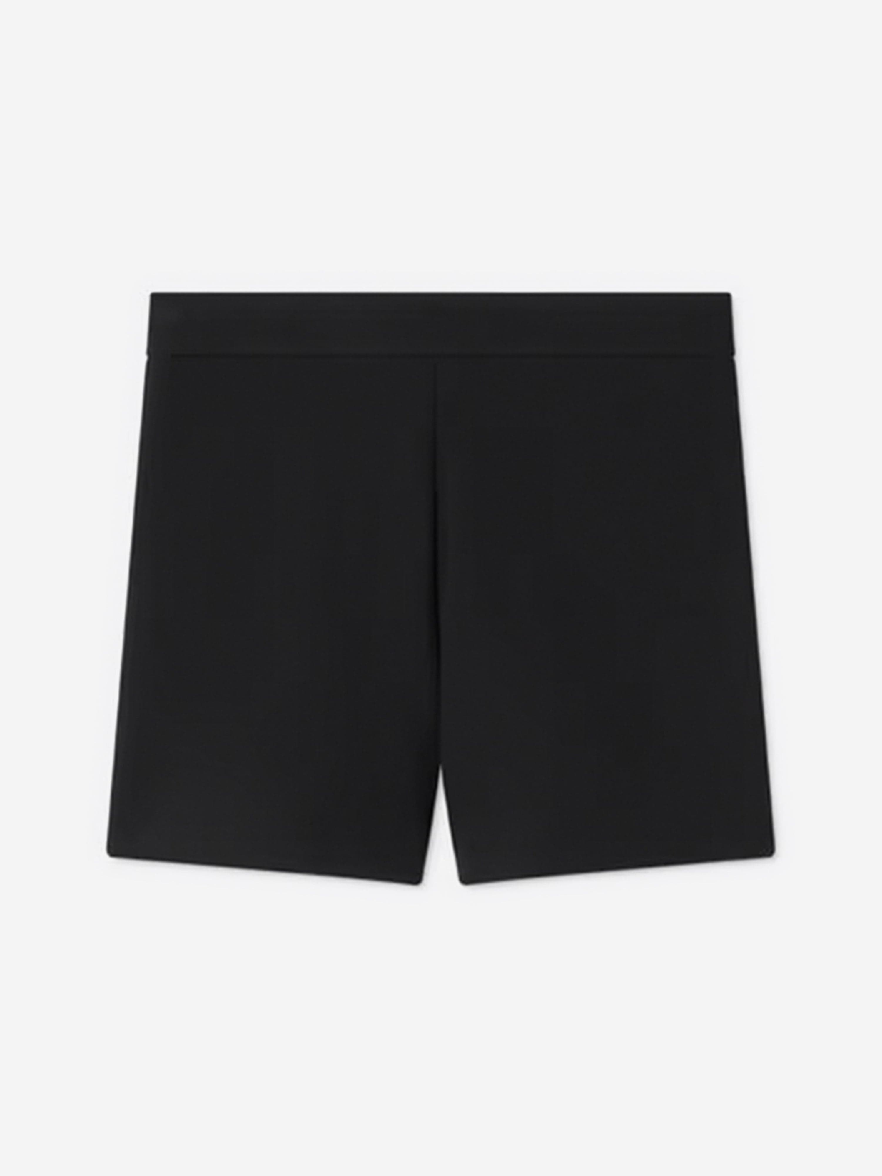 Versace Girls Stretch Cady Shorts in Black
