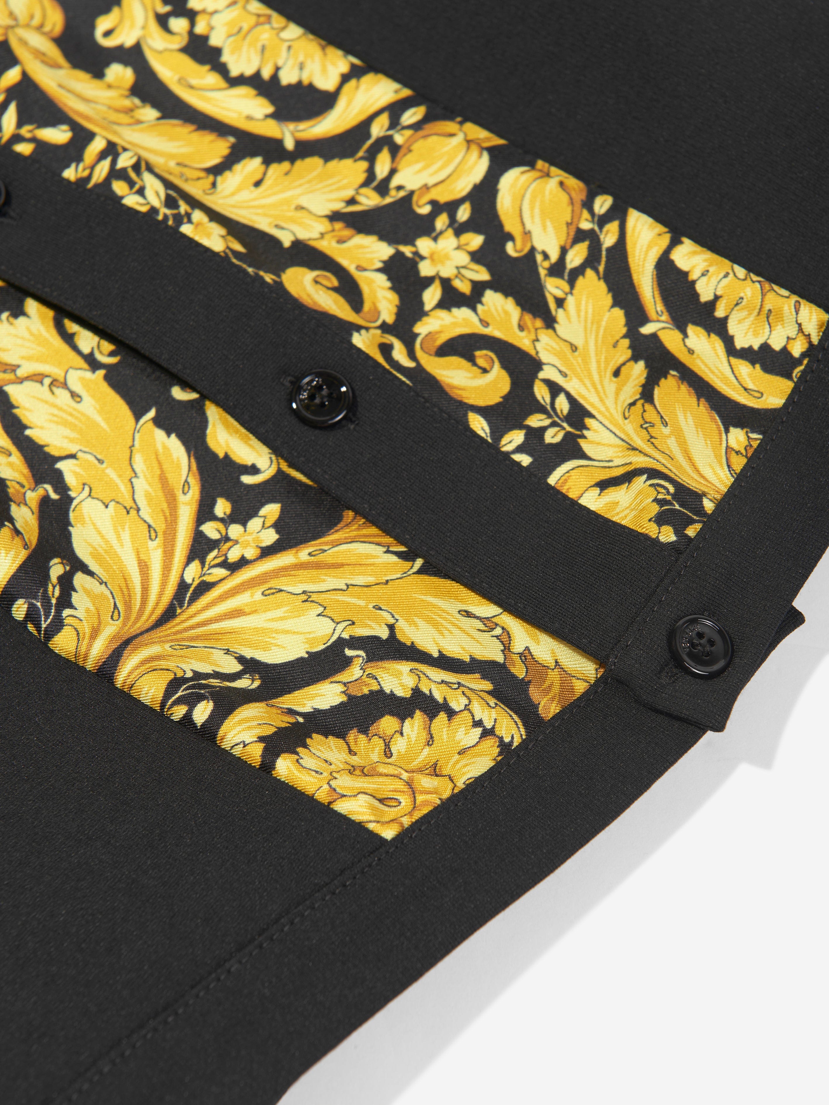 Versace Baby Boys Barocco Shirt in Black