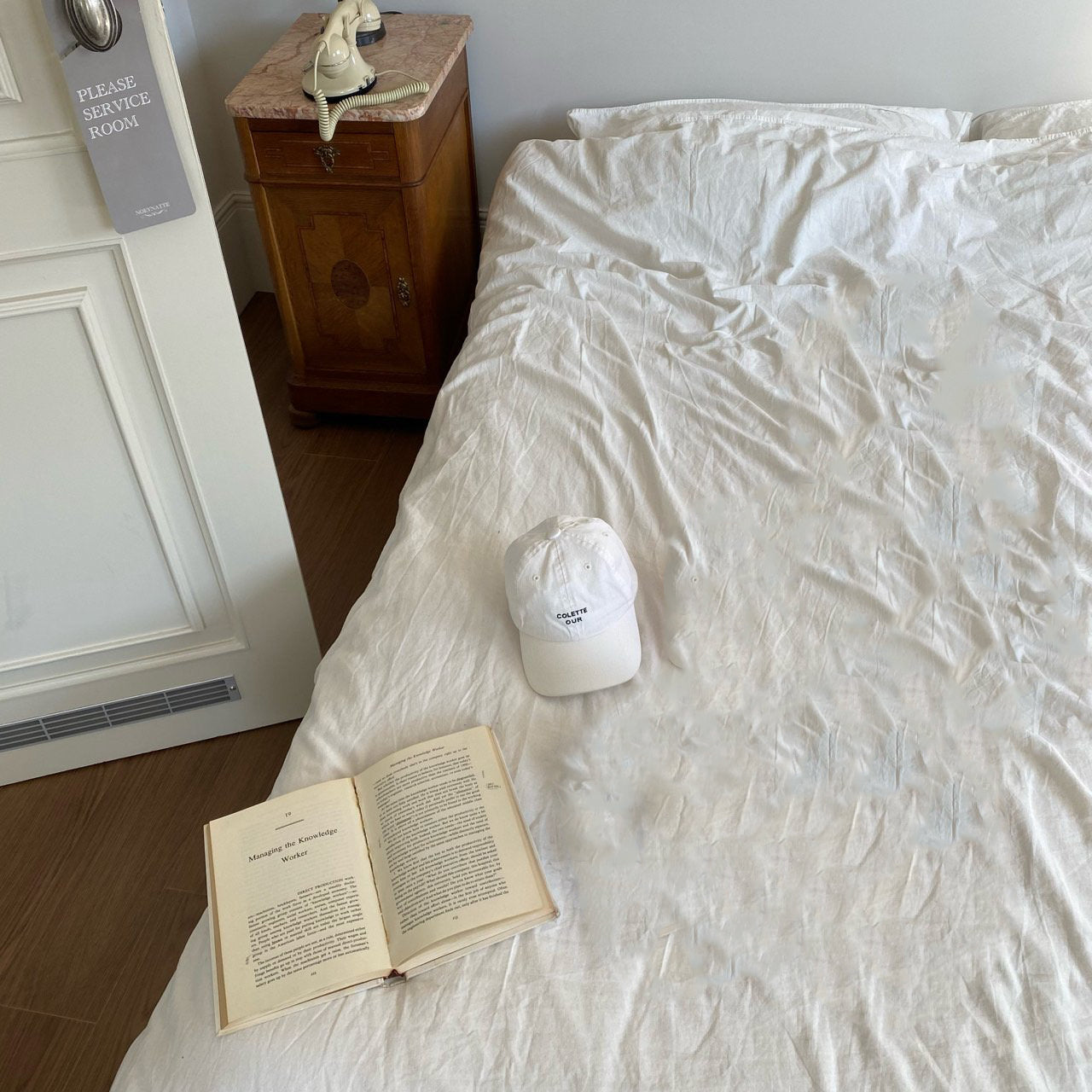 Boys & Girls White Cap