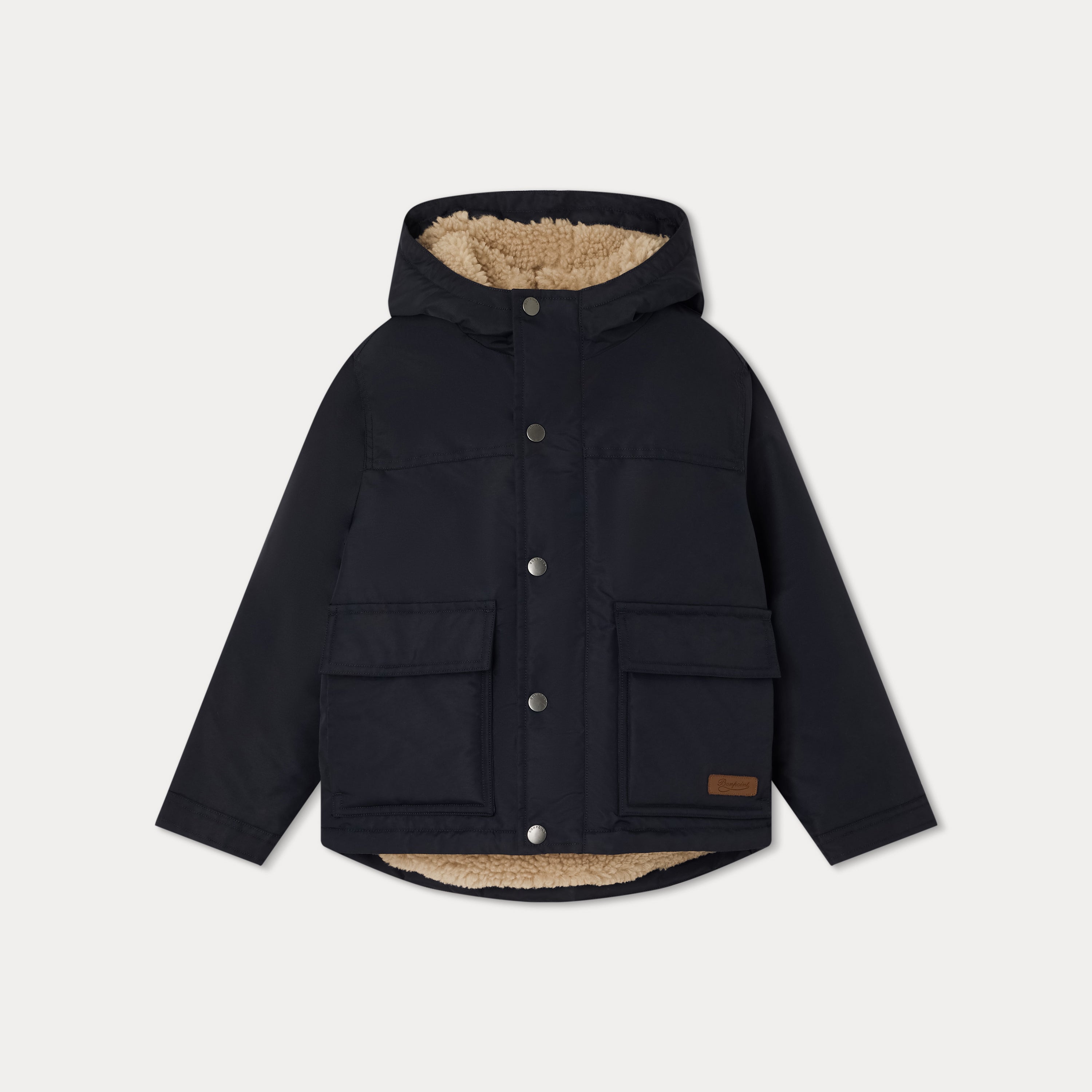 Boys Navy Coat