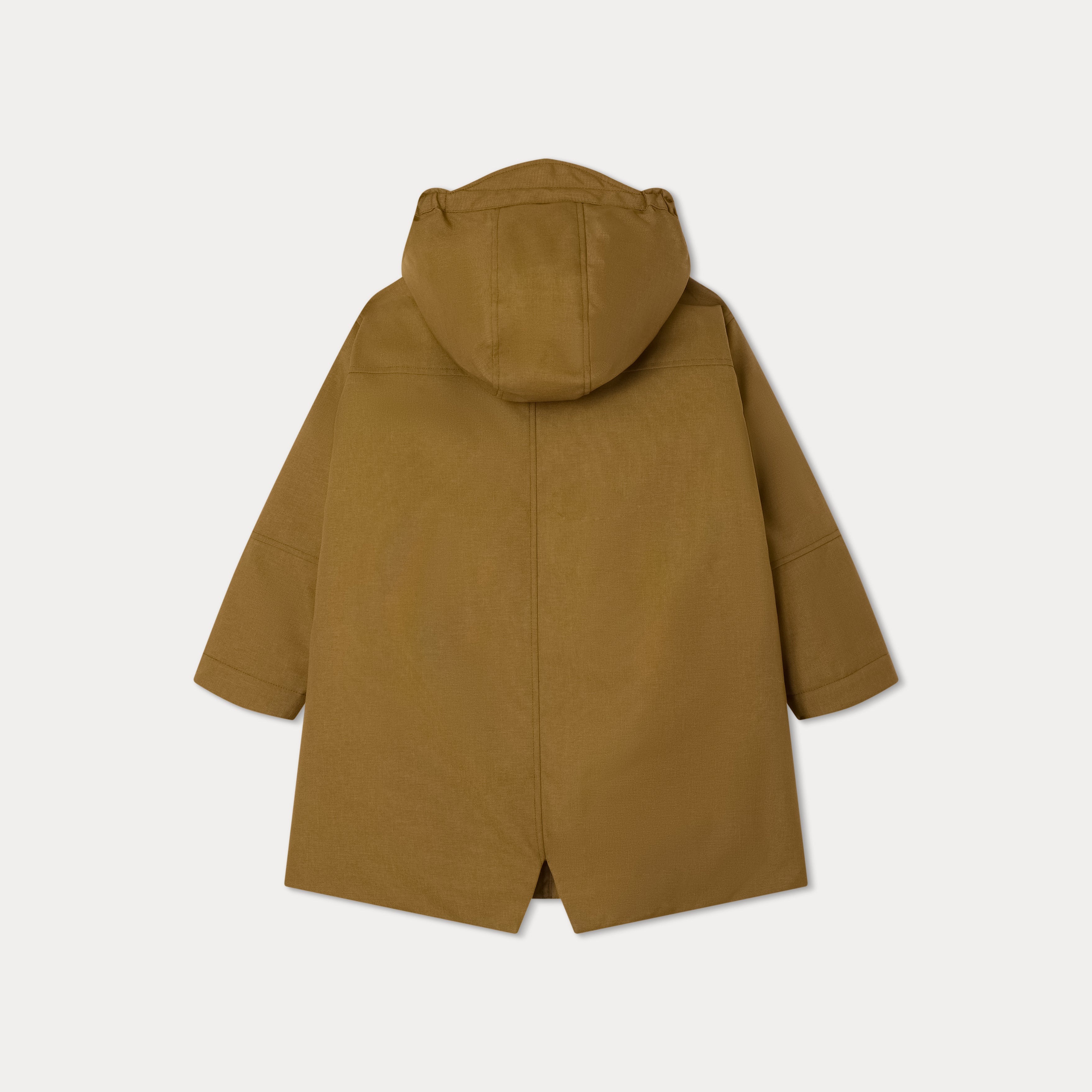 Boys Khaki Padded Down Coat