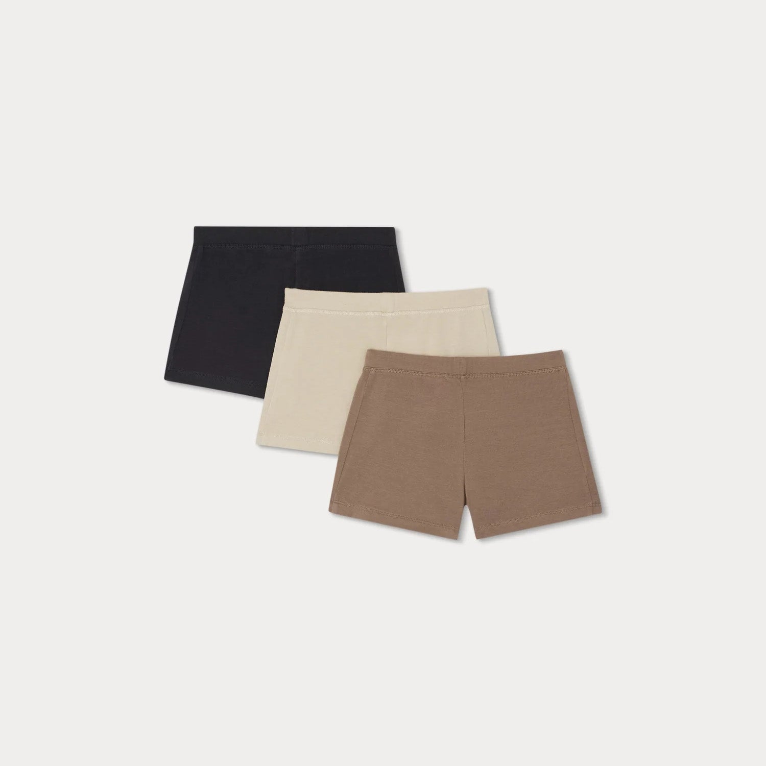 Boys Brown Cotton Underwear Set(3 Pack)
