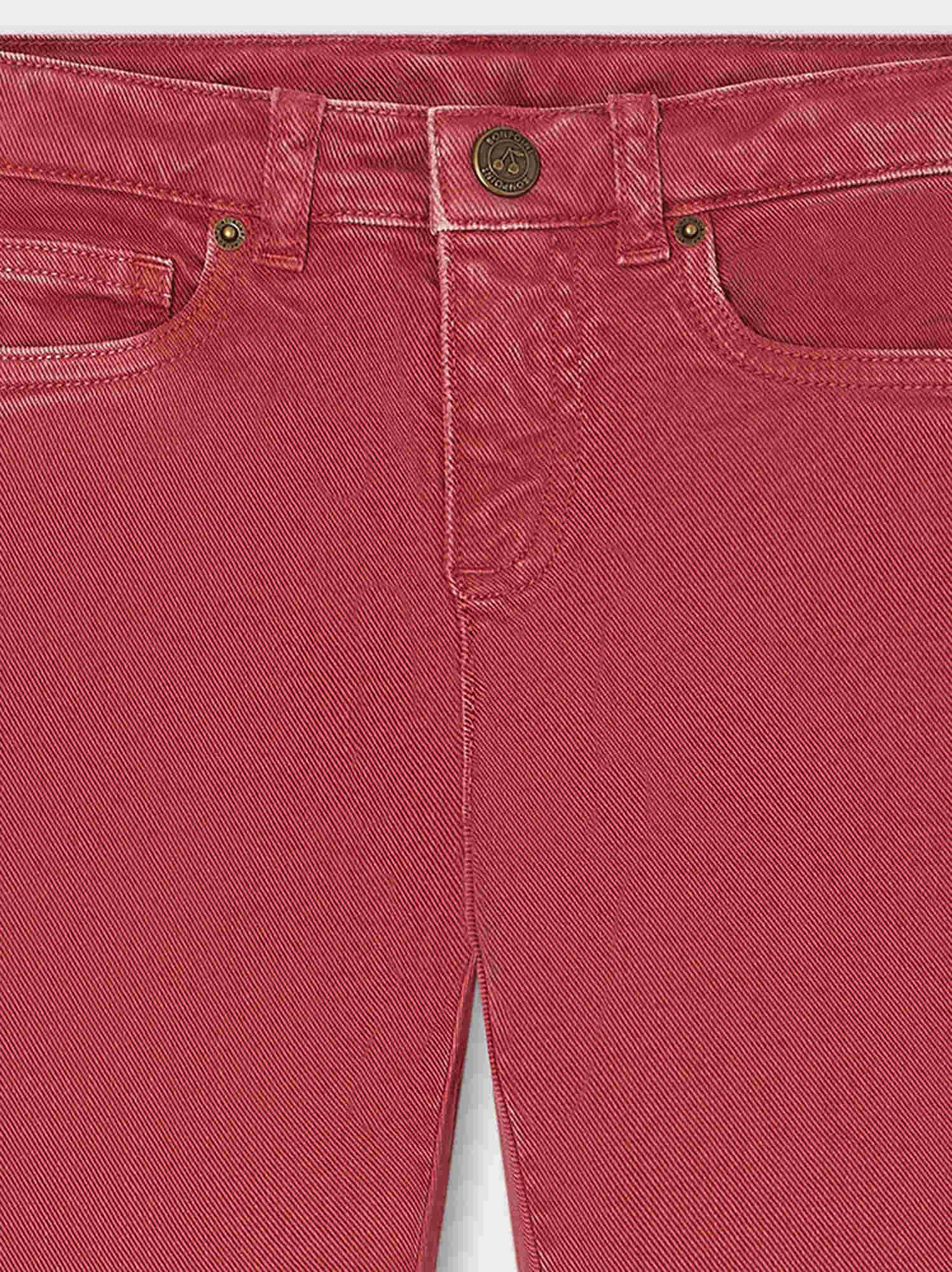 Girls Pink Cotton Trousers