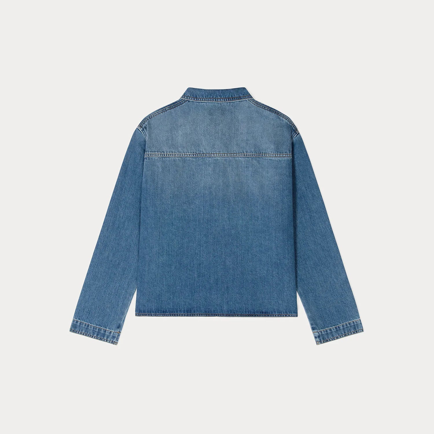 Girls Blue Denim Coat
