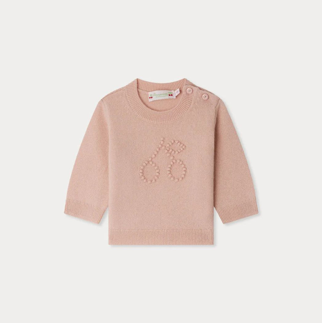 Baby Girls Light Pink Cashmere Sweater